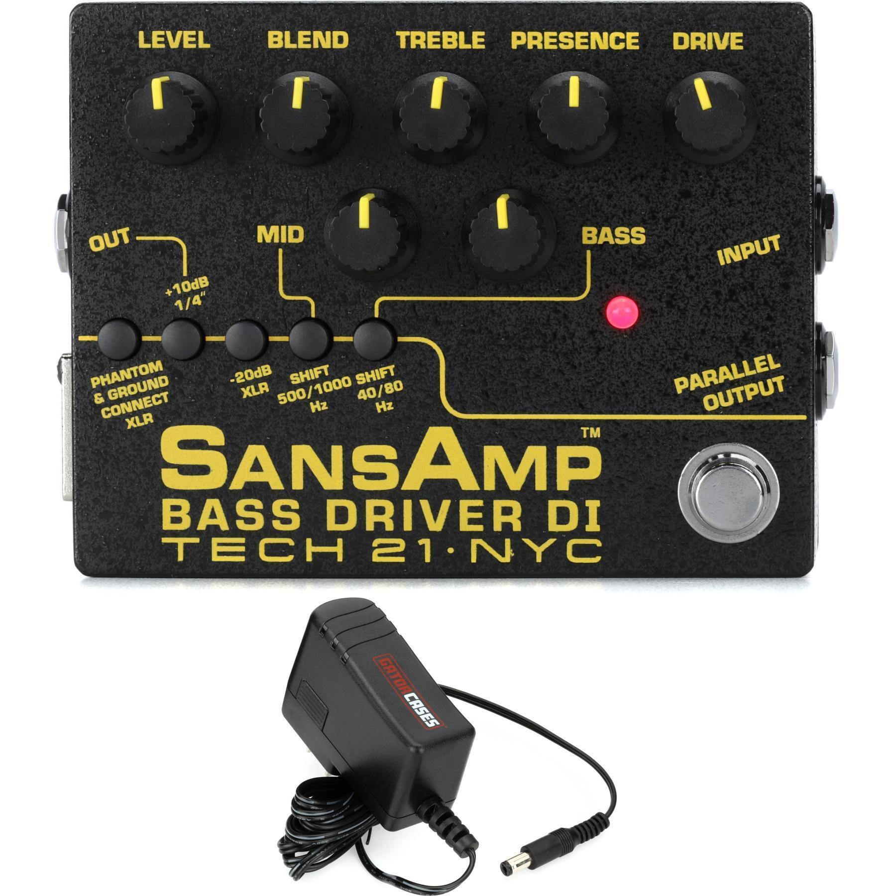 Tech 21 SansAmp Bass Driver DI V2 Pedal | Sweetwater