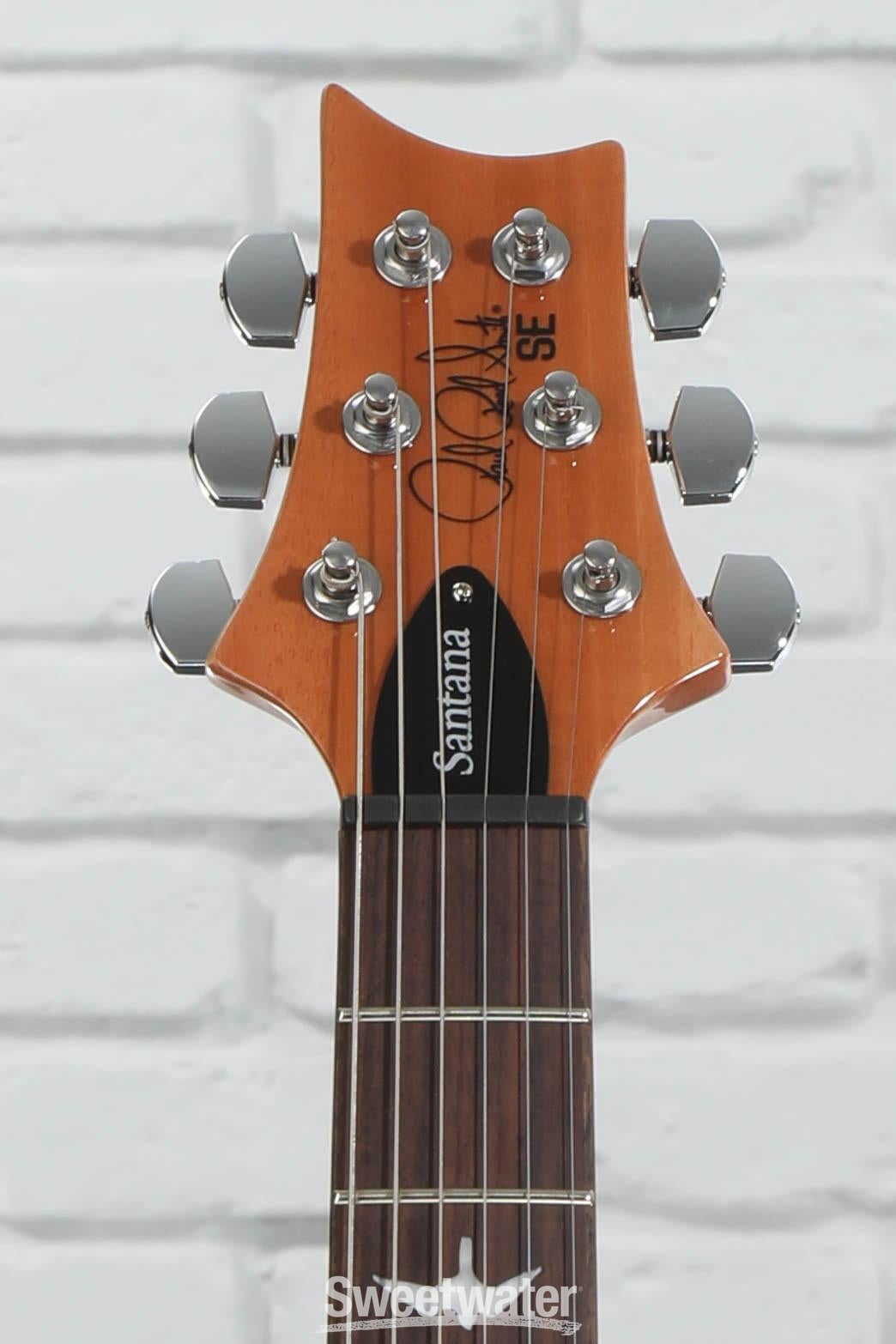 PRS SE Santana Electric Guitar - Santana Yellow | Sweetwater