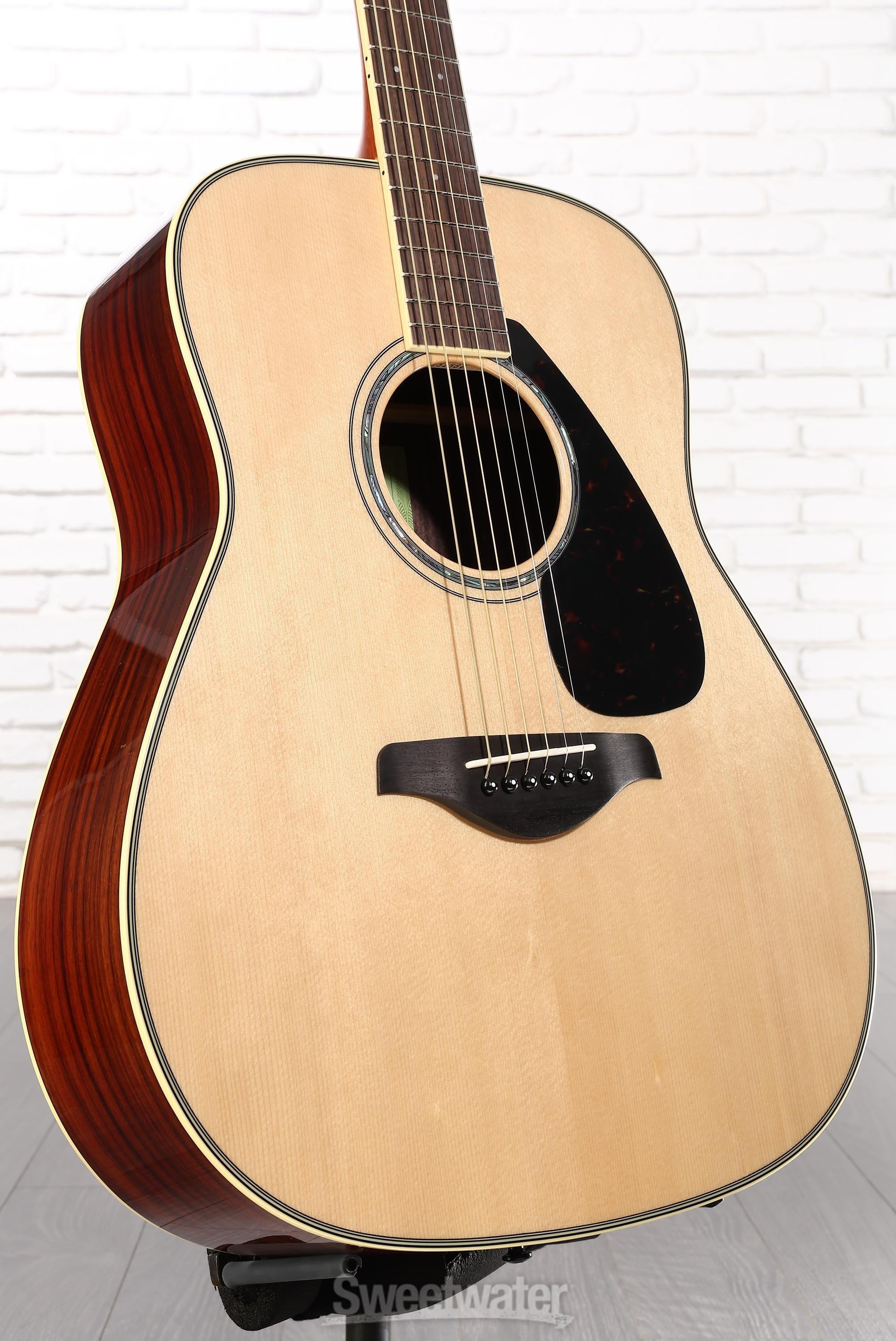Photo of Yamaha FG830 Dreadnought Acoustic Guitar - Natural