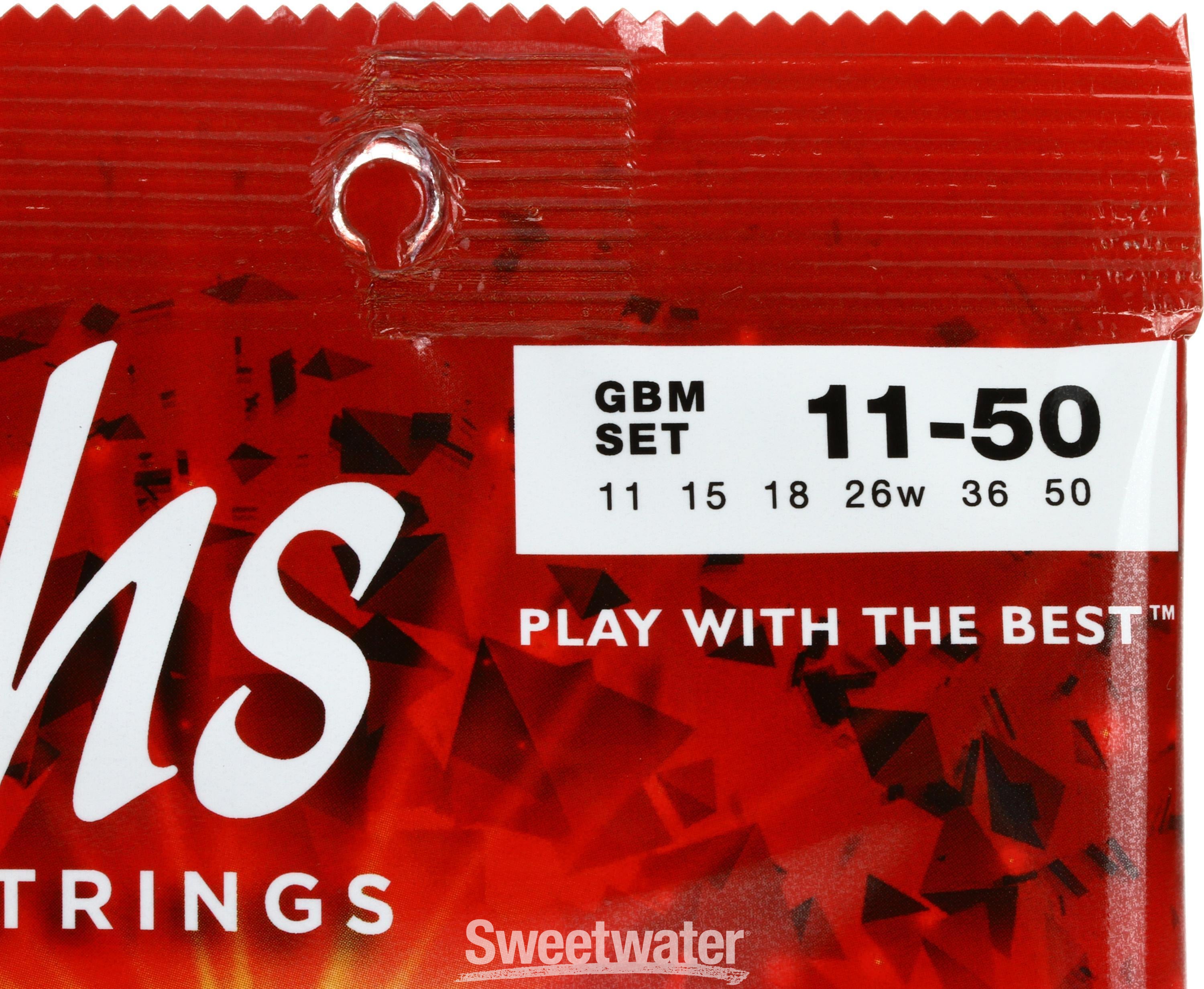 やん GHS GBM Guitar Boomers Electric Guitar Strings - .011-.050