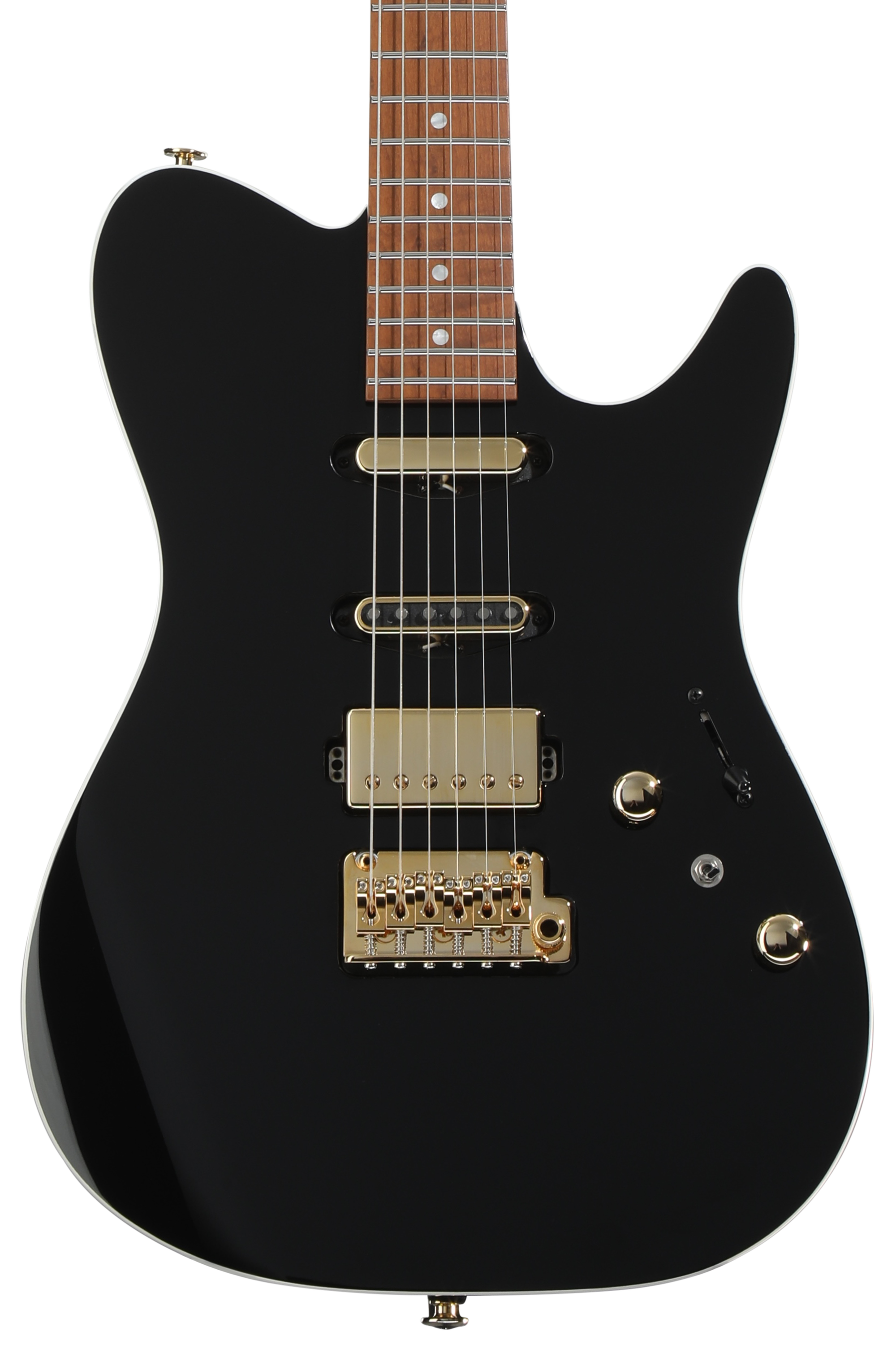 ギター Ibanez Lari Basilio Signature LB1 Ibanez LB1 Lari Basilio Signature Electric Guitar - Black