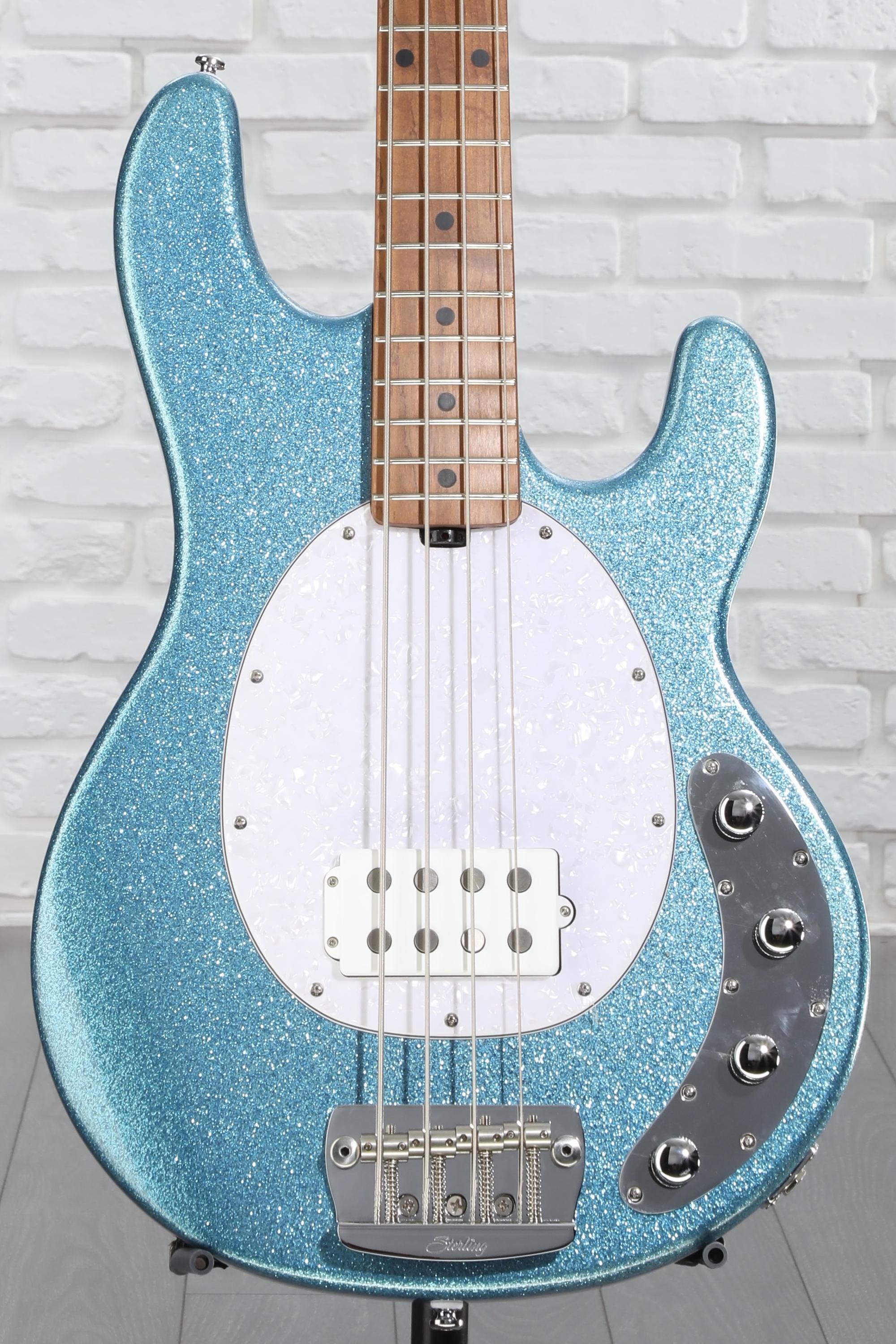 Sterling By Music Man StingRay RAY34 Bass Guitar - Blue