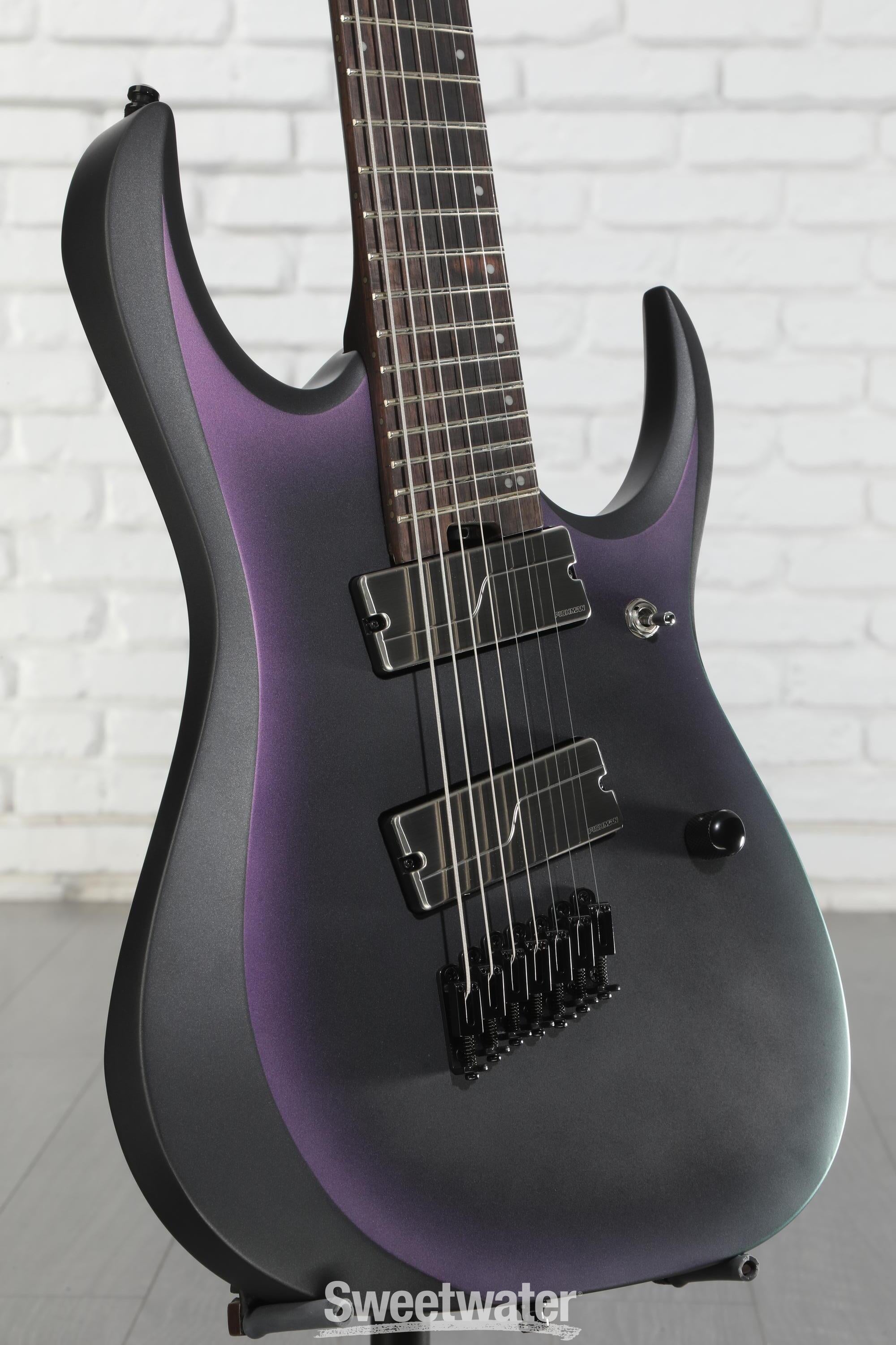 Ibanez Axion Label RGD71ALMS - Black Aurora Burst Matte
