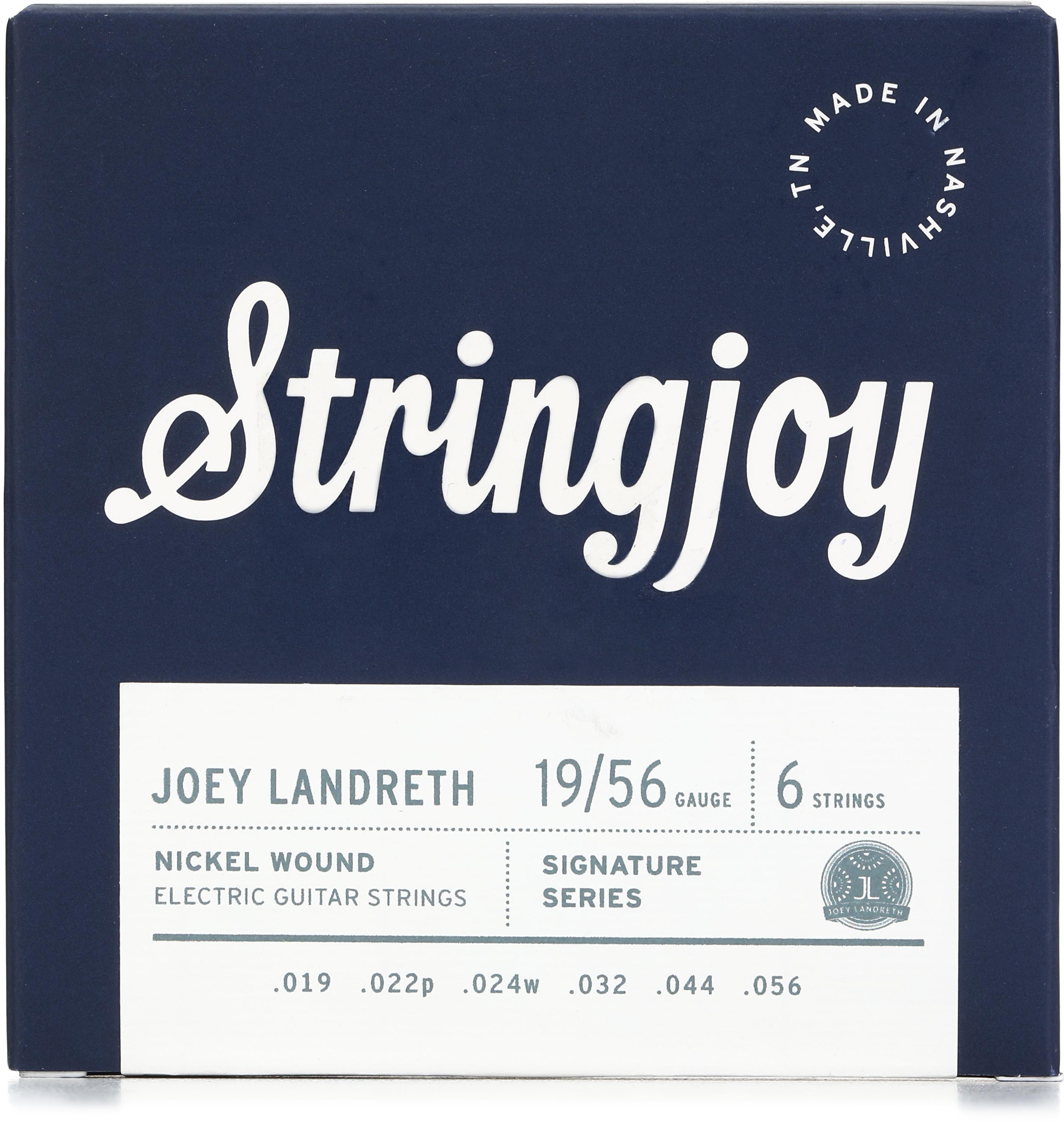 Photo of Stringjoy Joey Landreth Artist Series Signatures Electric Guitar Strings - .019-.056 Custom