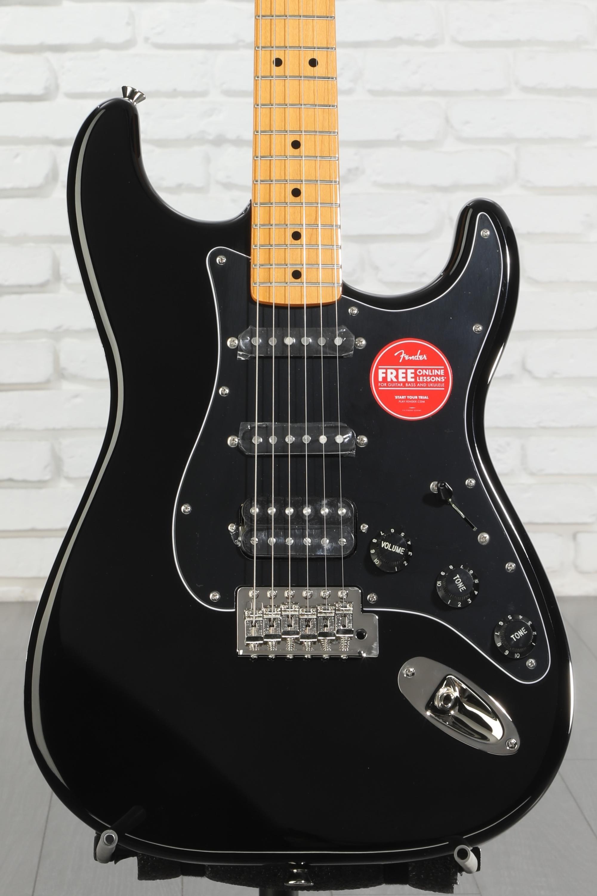 Squier Classic Vibe '70s Stratocaster HSS - Black with Maple