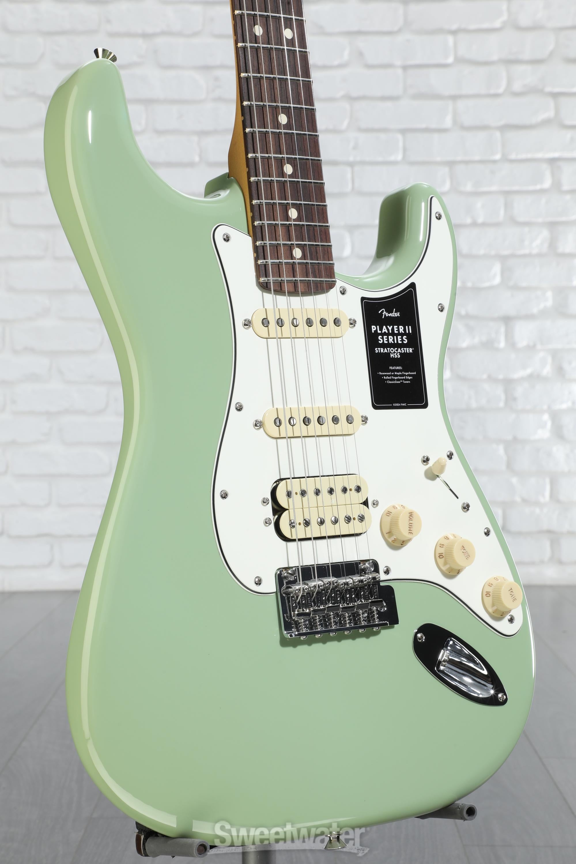 Fender Player II Stratocaster HSS Electric Guitar - Polar