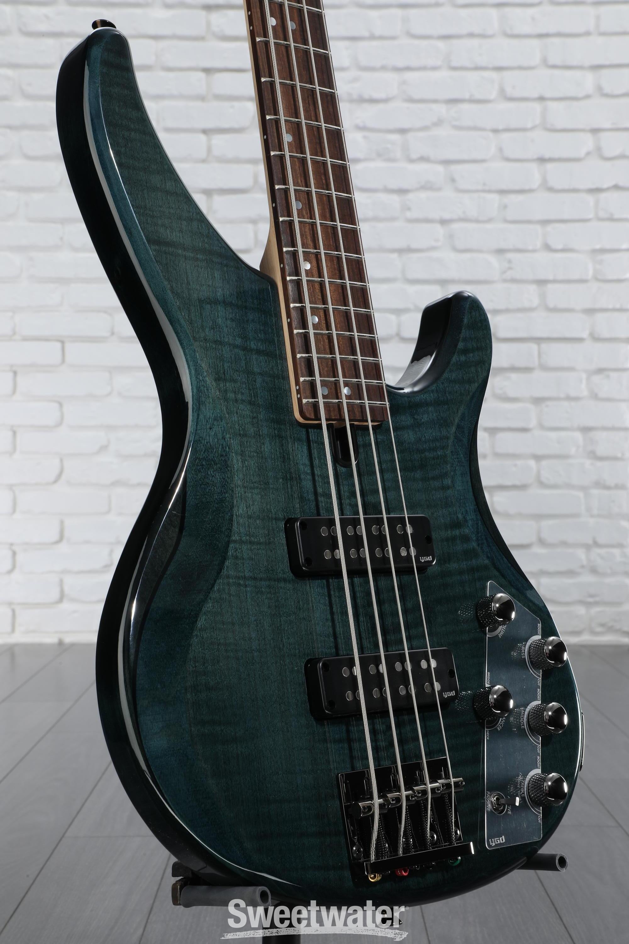 美品　Yamaha trbx604 fm インディゴブルー YAMAHA TRBX604FM IDB インディゴブルー エレキベース ヤマハ