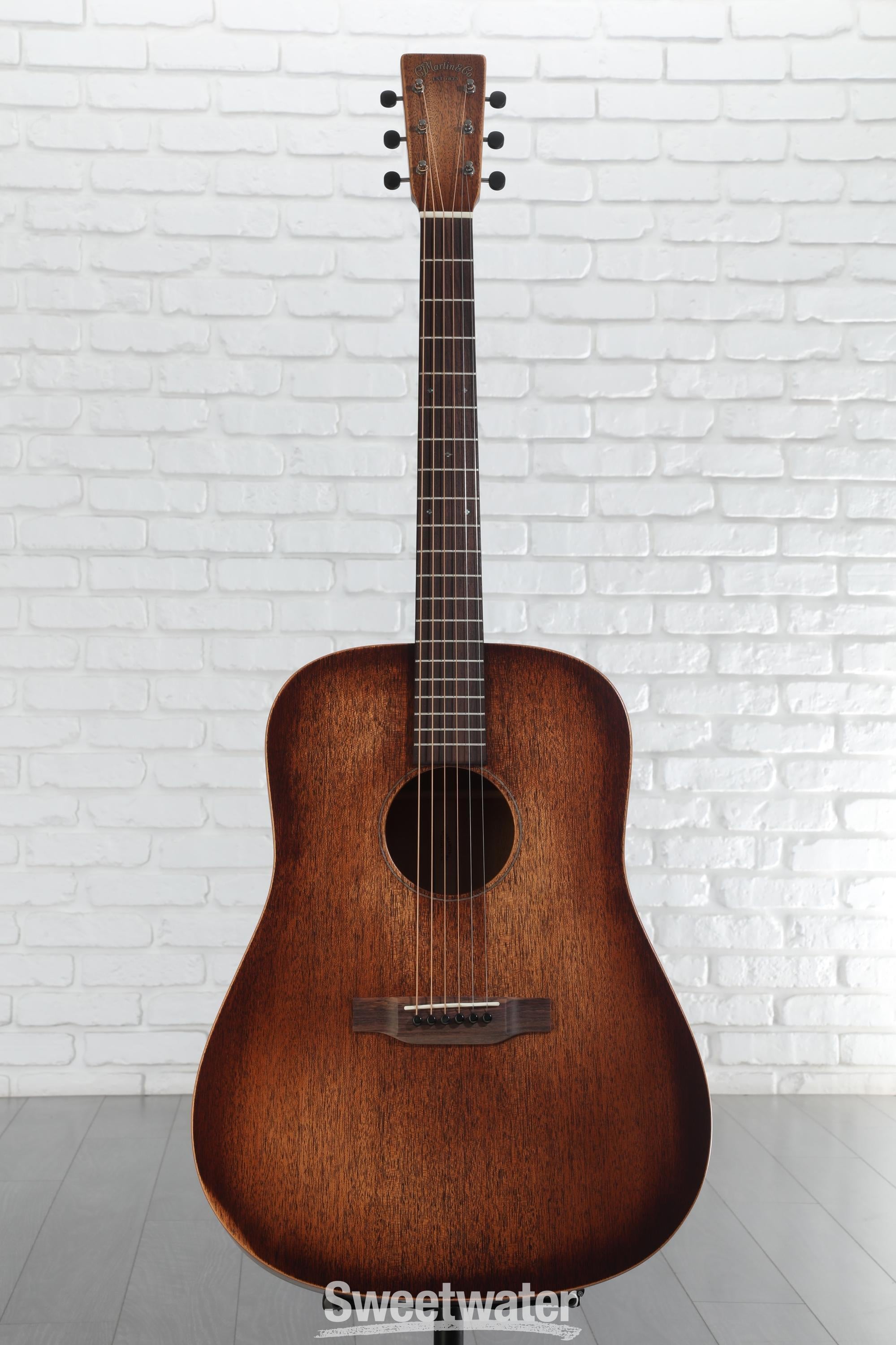 Martin D-15M StreetMaster Acoustic Guitar - Distressed Burst