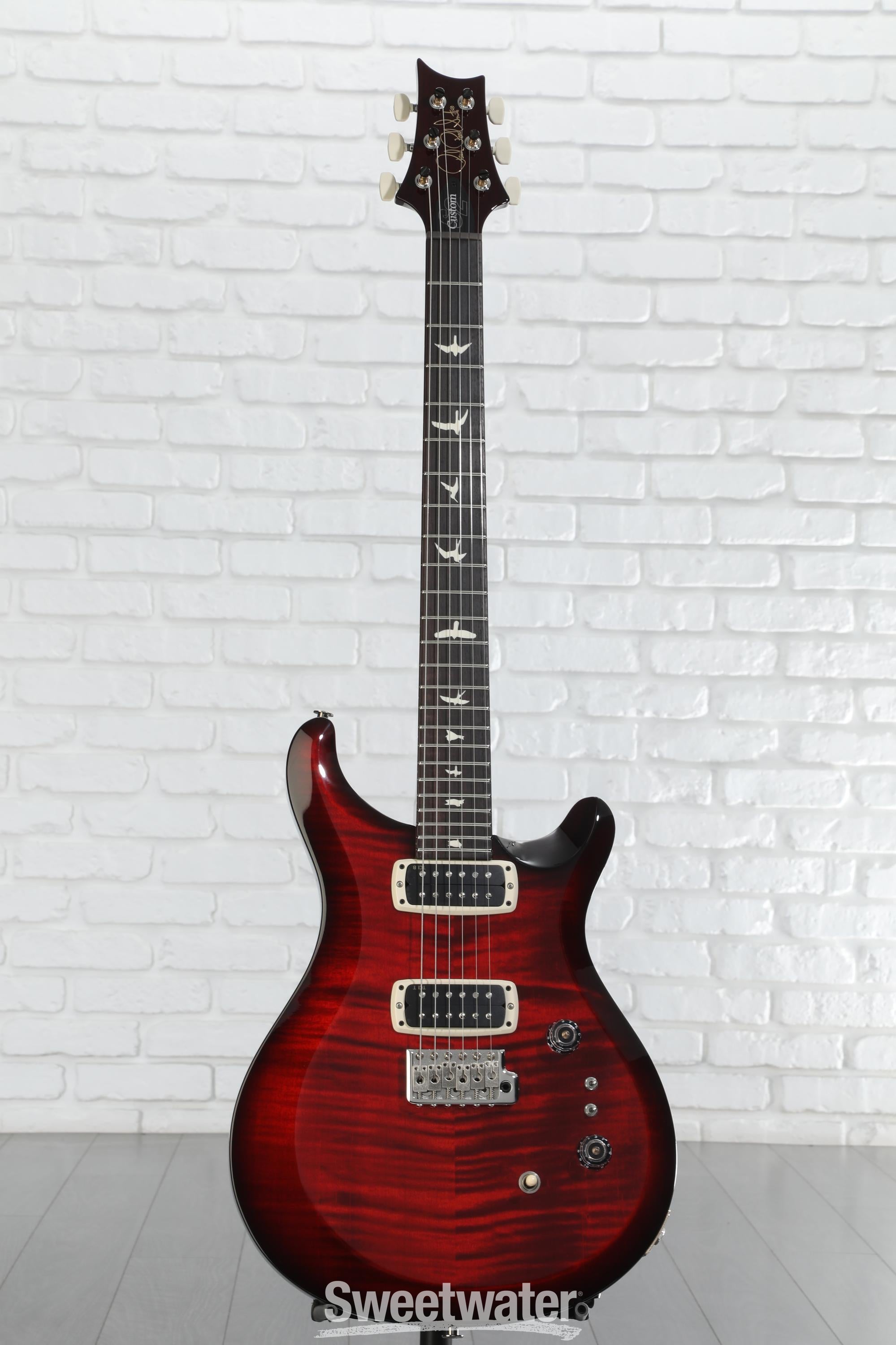 PRS S2 Custom 24-08 Electric Guitar - Fire Red Burst
