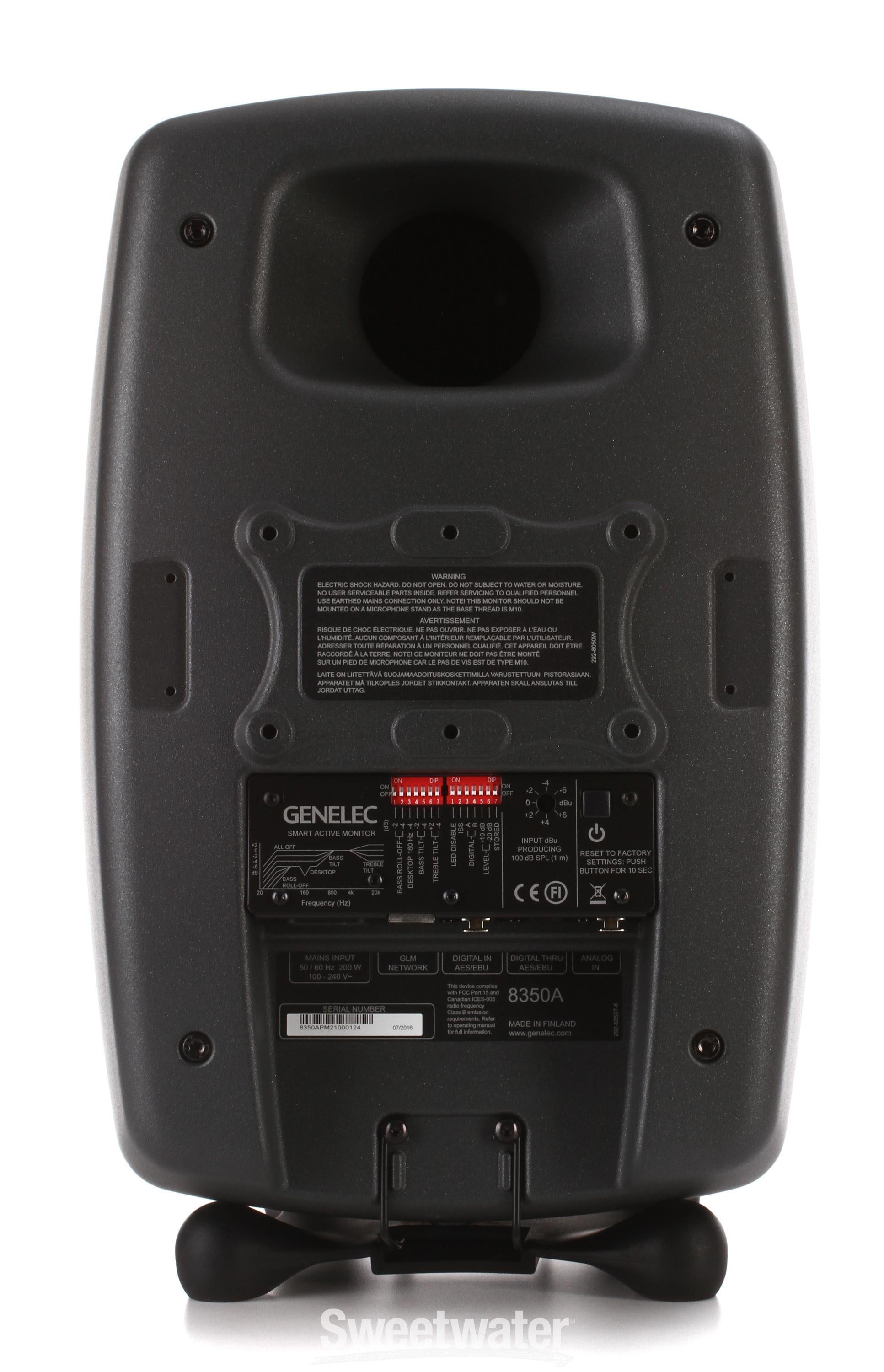 Genelec 8350A SAM 8 inch Powered Studio Monitor - Dark Grey