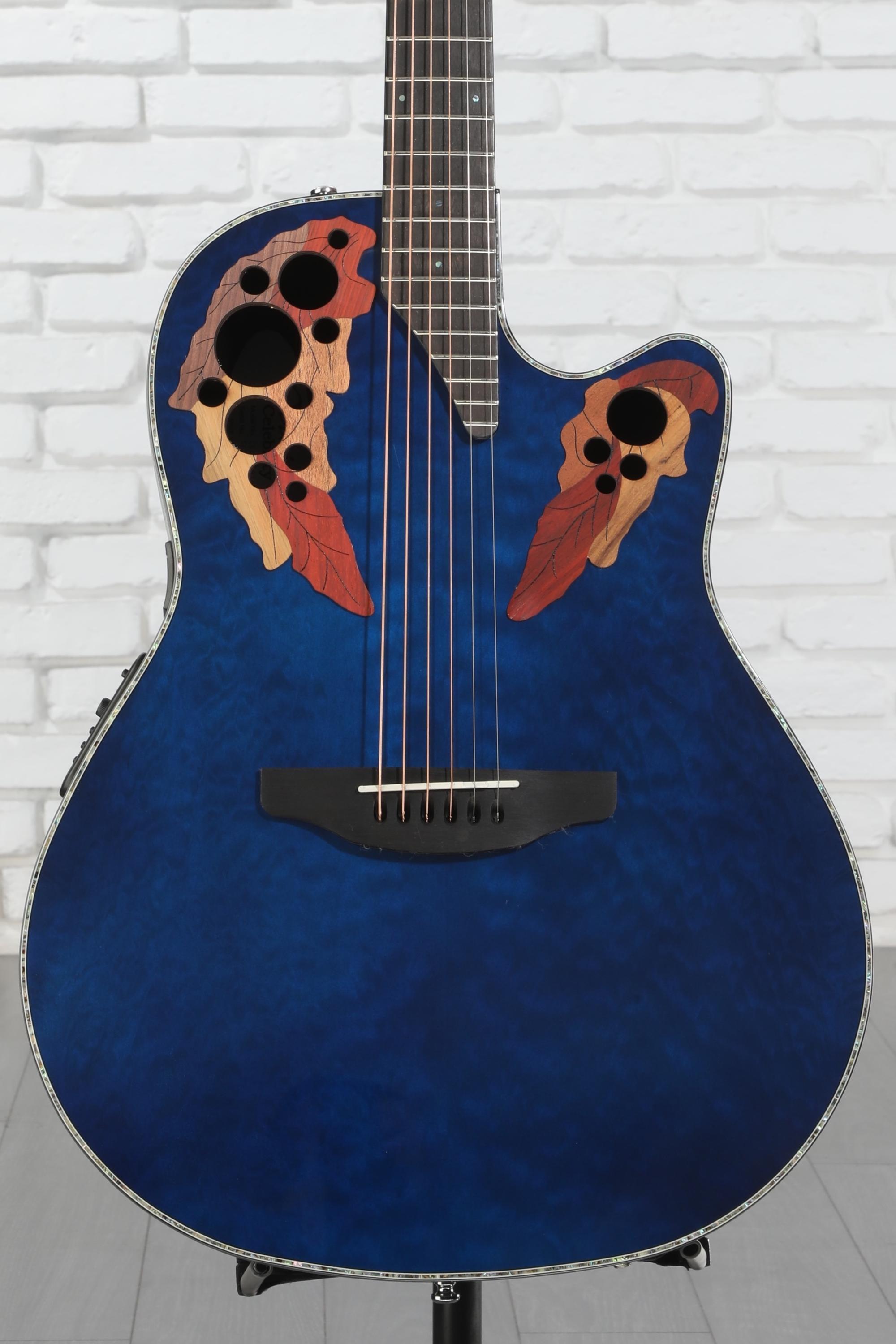 Ovation Celebrity Elite Plus CE44P-8TQ Mid-Depth Acoustic-Electric