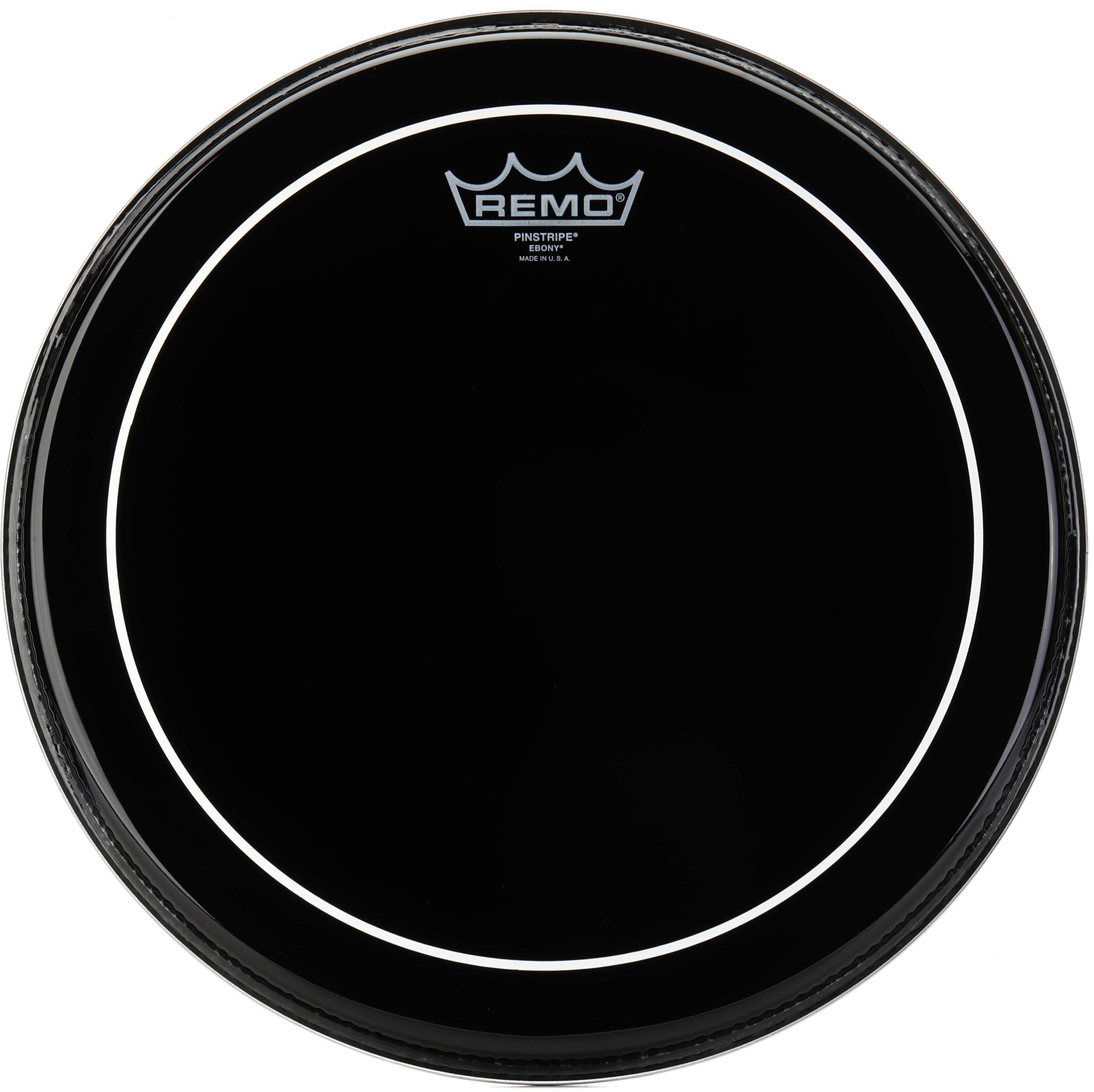 ⭐︎ REMO usa グレイトフル・デッド ボンゴ Remo Pinstripe Ebony Drumhead - 13 inch | Sweetwater