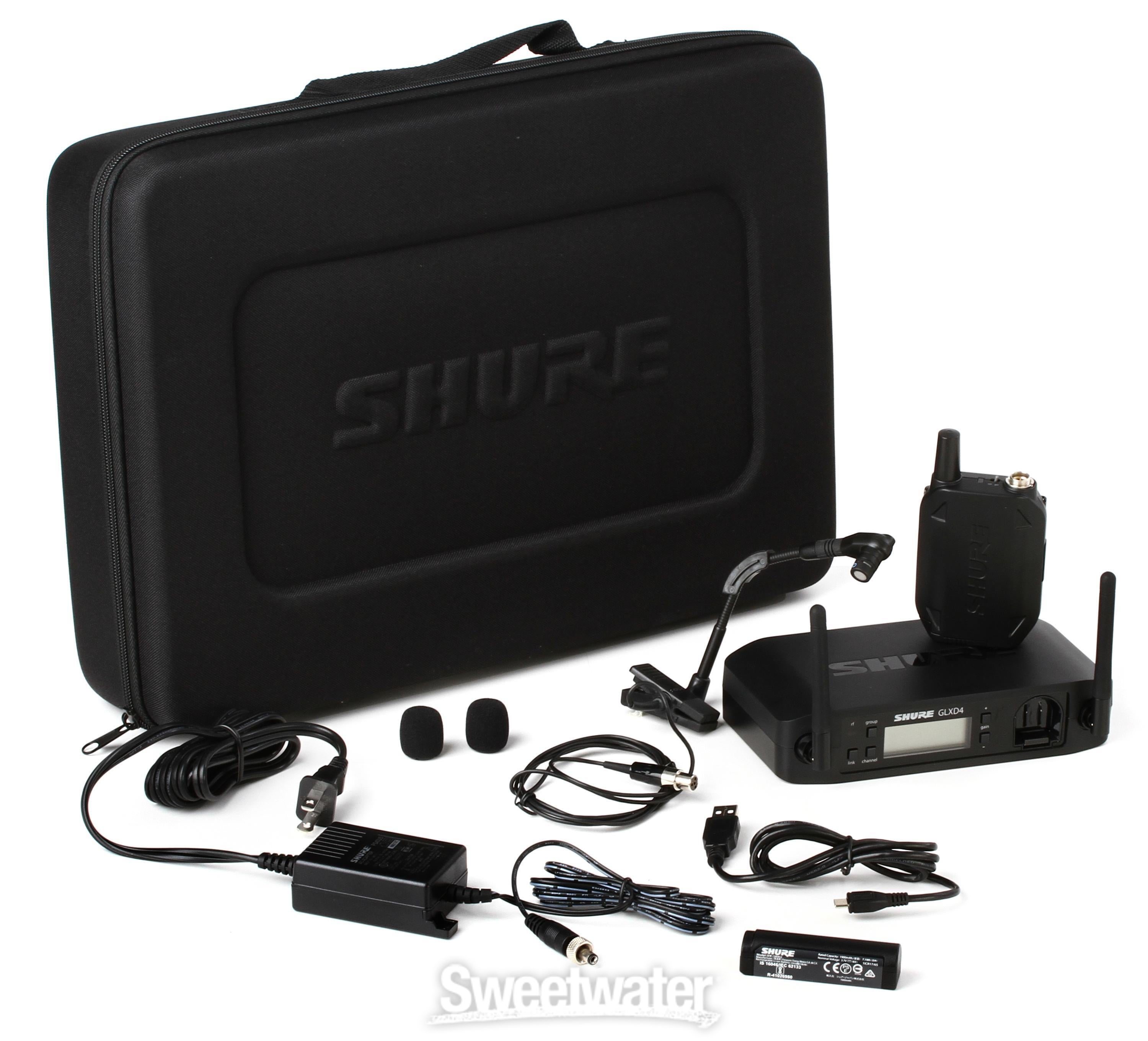 Shure GLXD14 B98 Digital Wireless Instrument Microphone System