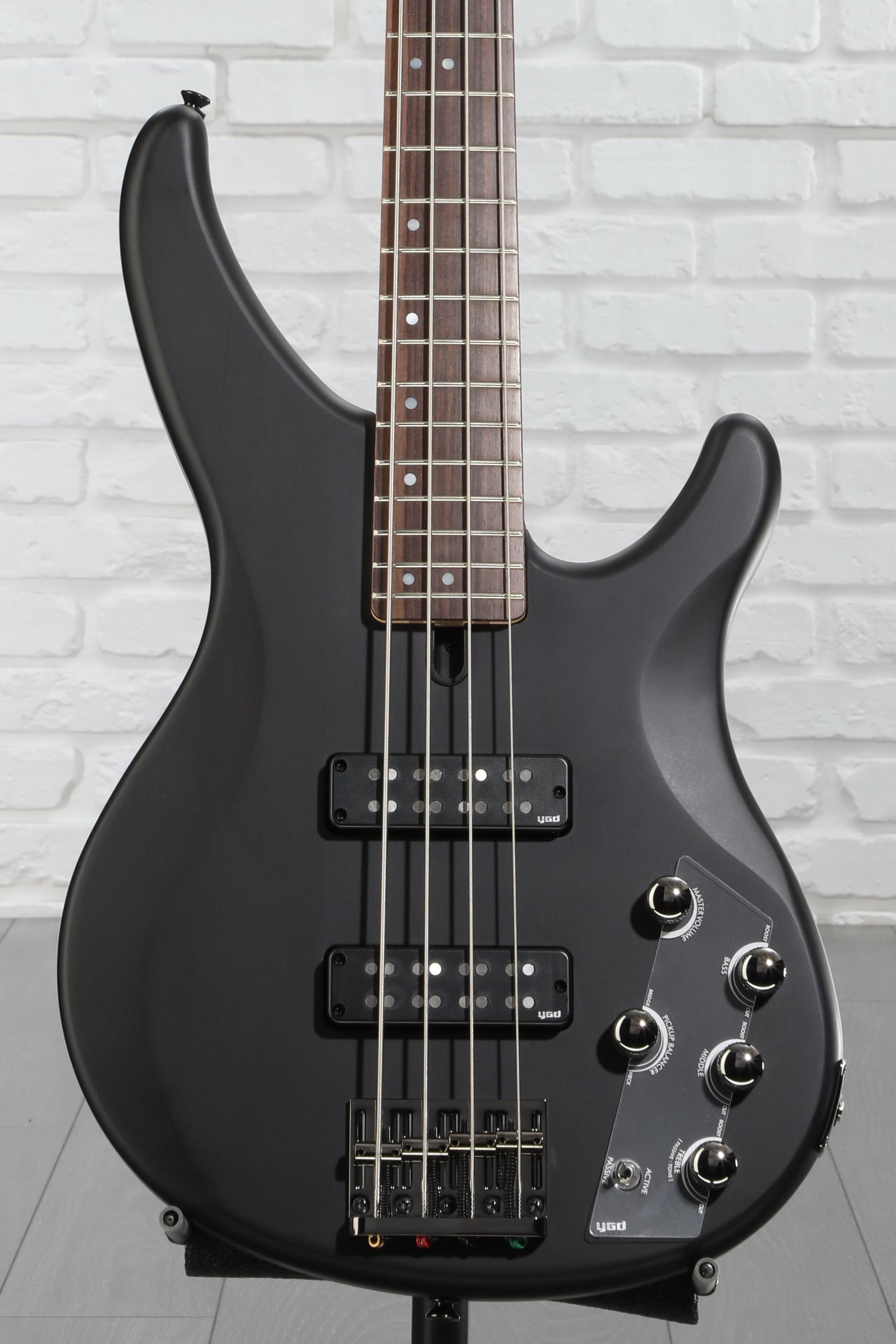 yamaha trbx504 ブラック Yamaha TRBX504 4-string Bass Guitar - Translucent Black | Sweetwater