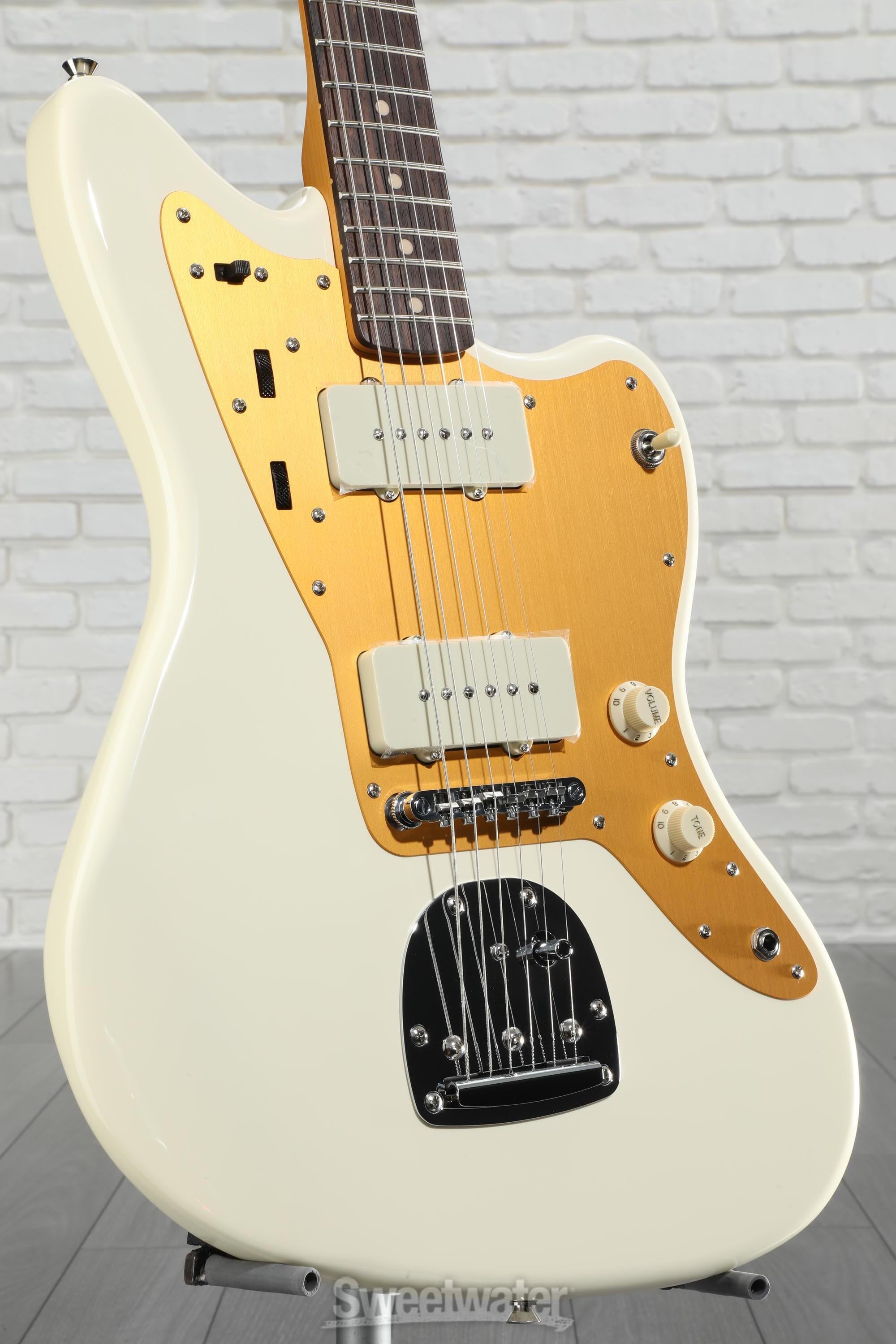 Squier J Mascis Signature Jazzmaster - Vintage White with Indian Laurel  Fingerboard