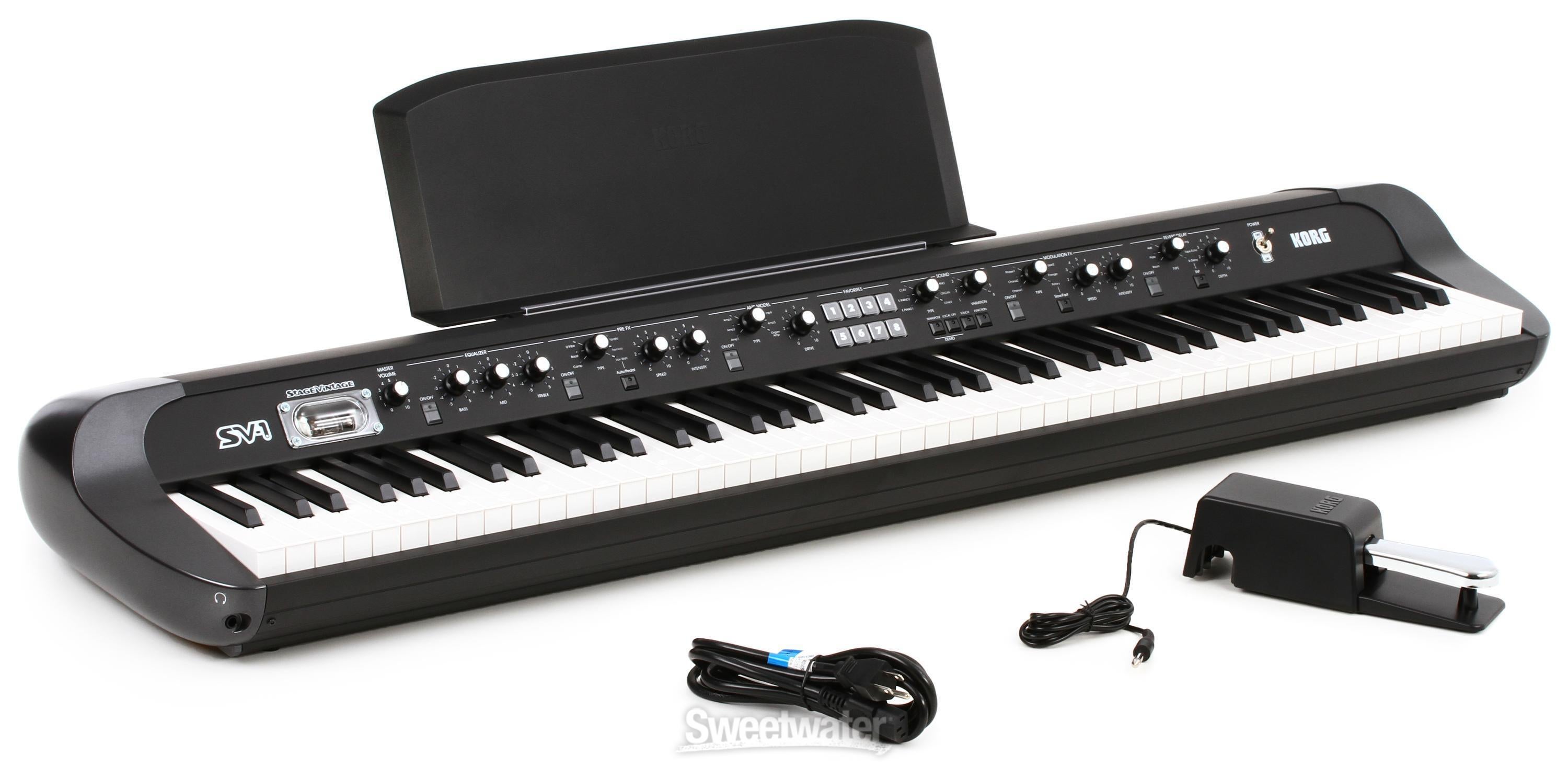 Korg SV-1 88 Stage Vintage Piano - Black | Sweetwater