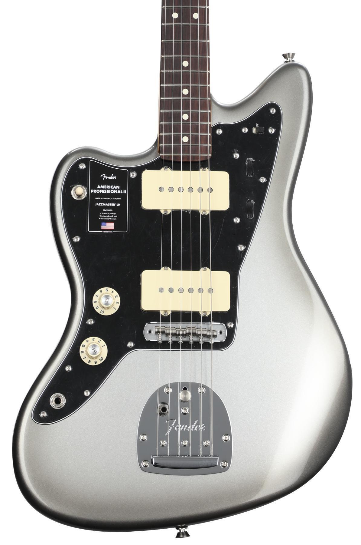 ギター Fender Jazzmaster American Professional Fender American Professional II Jazzmaster Left-handed - Mercury
