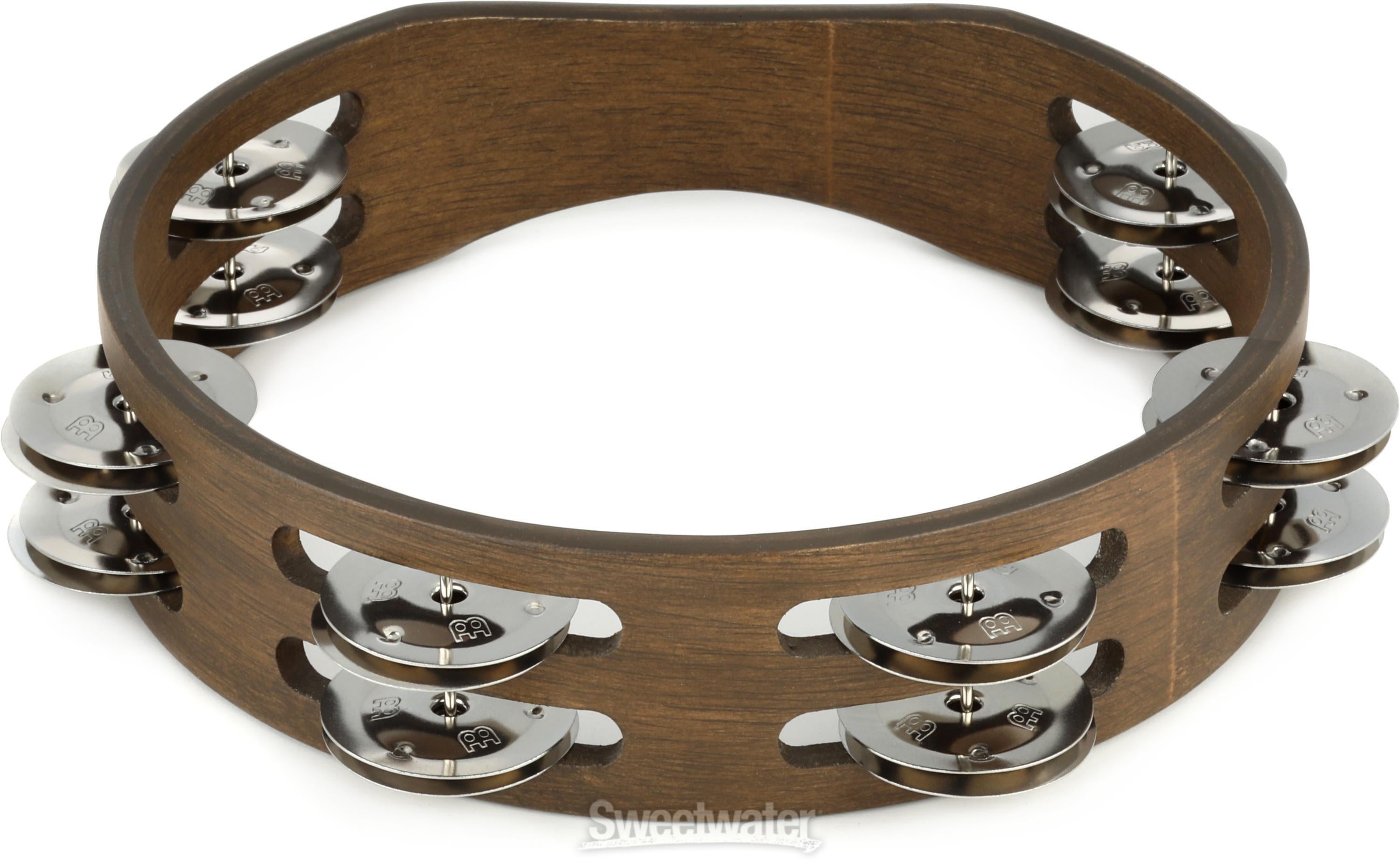 レア✨minaランドリーtambourine Meinl Percussion Compact Tambourine - Walnut Brown | Sweetwater