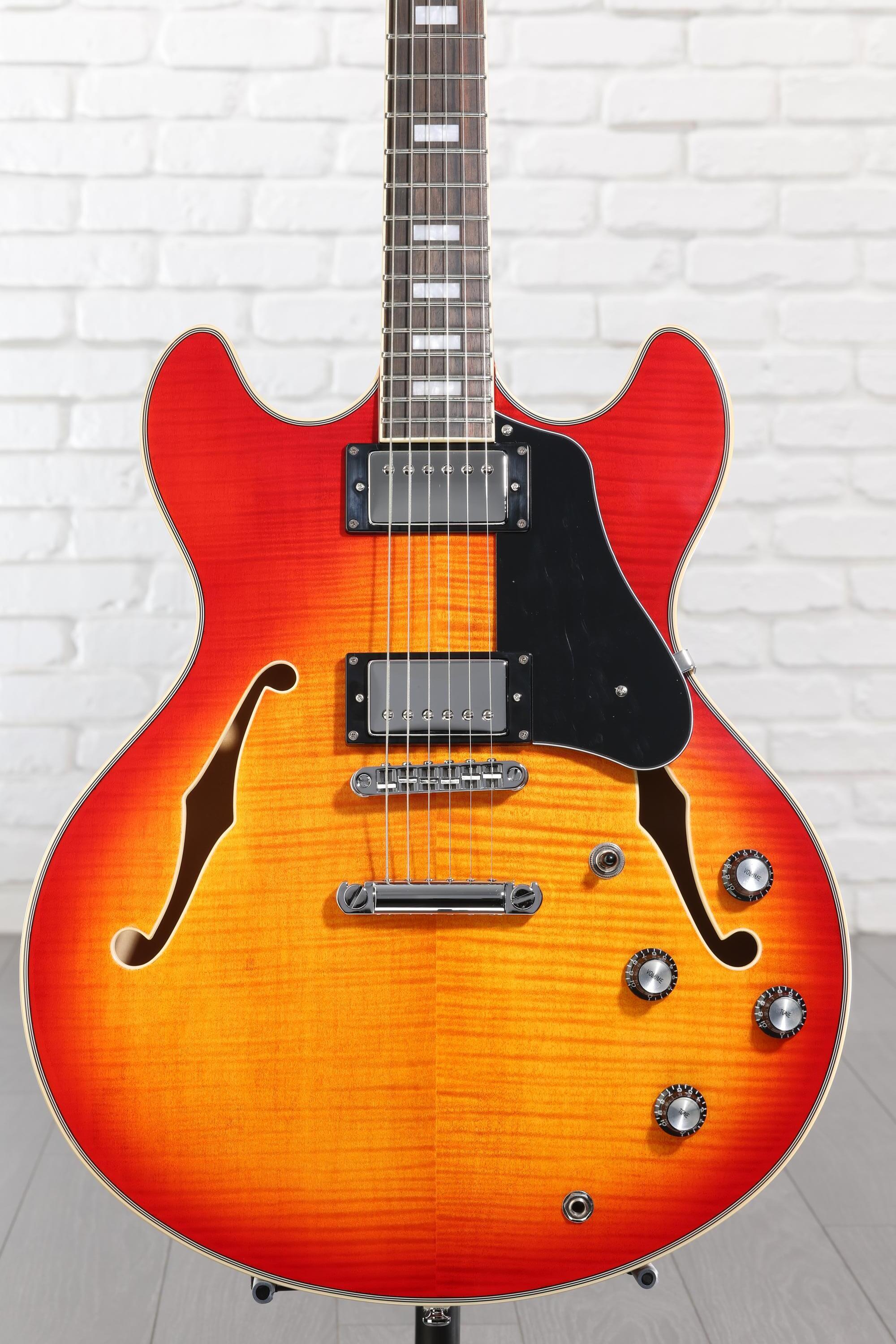 Sire Larry Carlton H7 Semi-hollow Electric Guitar - Cherry