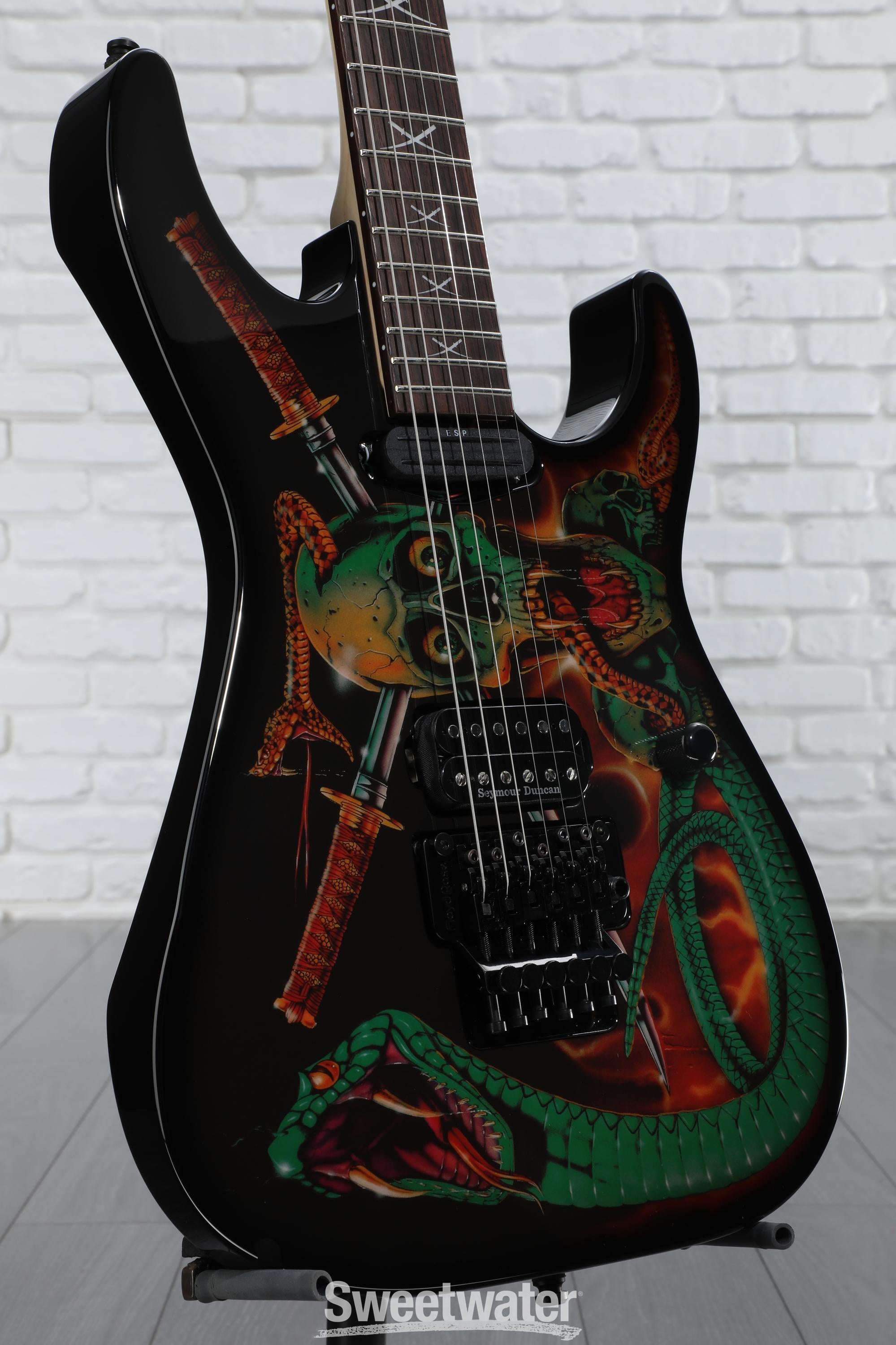 ギター ESP George Lynch Skulls&snakes 90 model 1990 ESP George Lynch Skull & Snakes Signature Model Haji