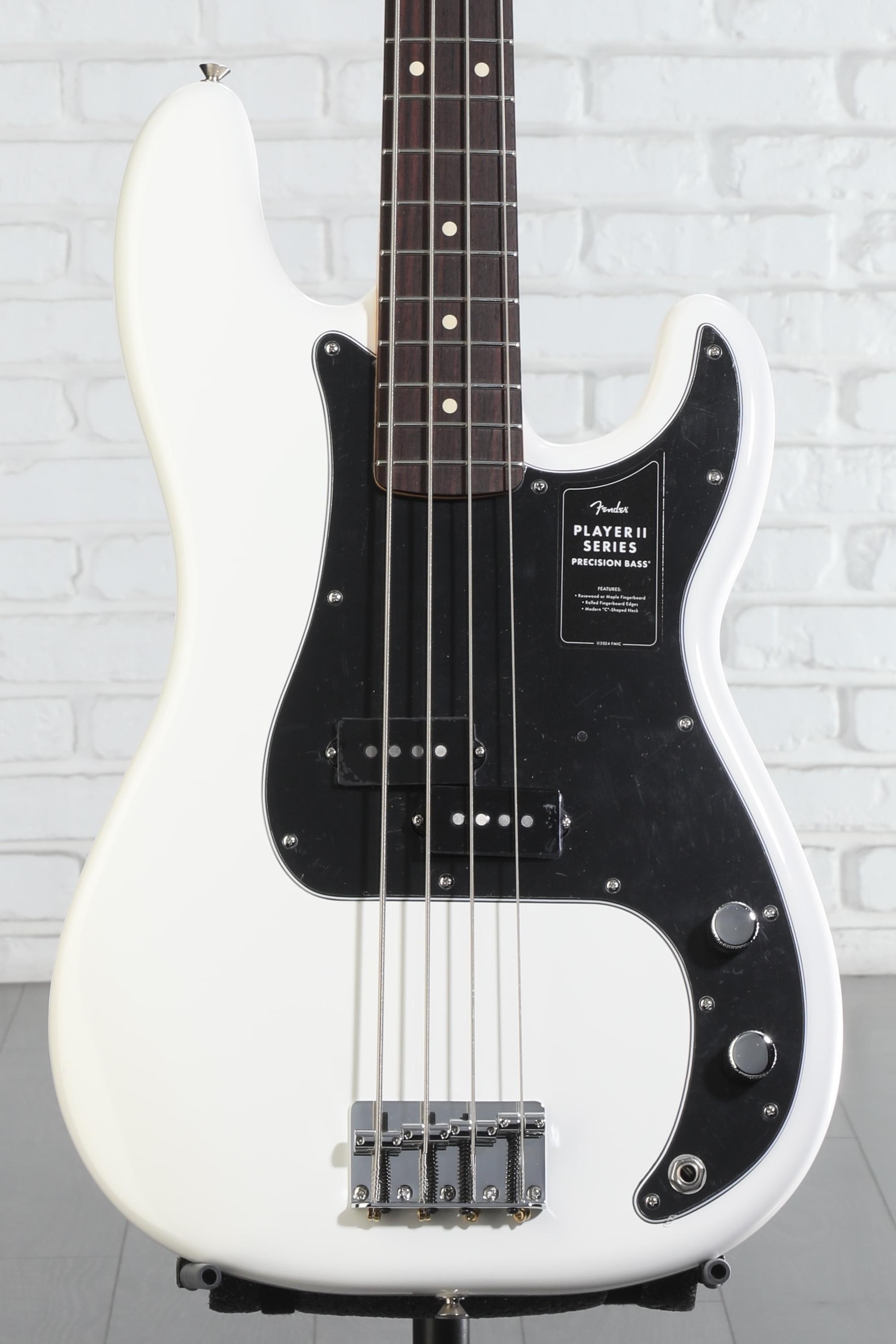 ベース Fender PlayerII PrecisionBass PolarWhite Amazon.com: Fender Player II Precision Bass - Polar White