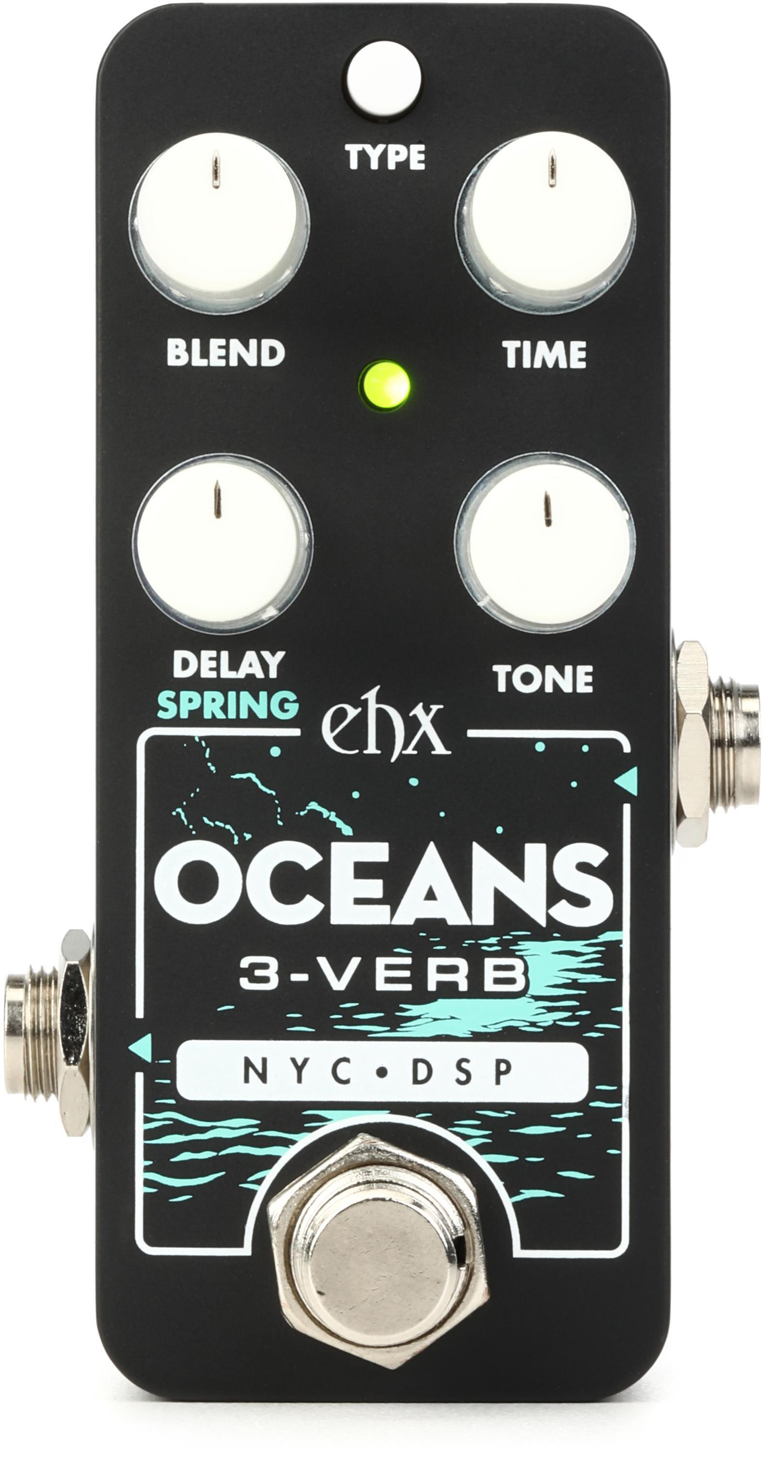 Electro-Harmonix Oceans 3-verb Reverb Pedal | Sweetwater