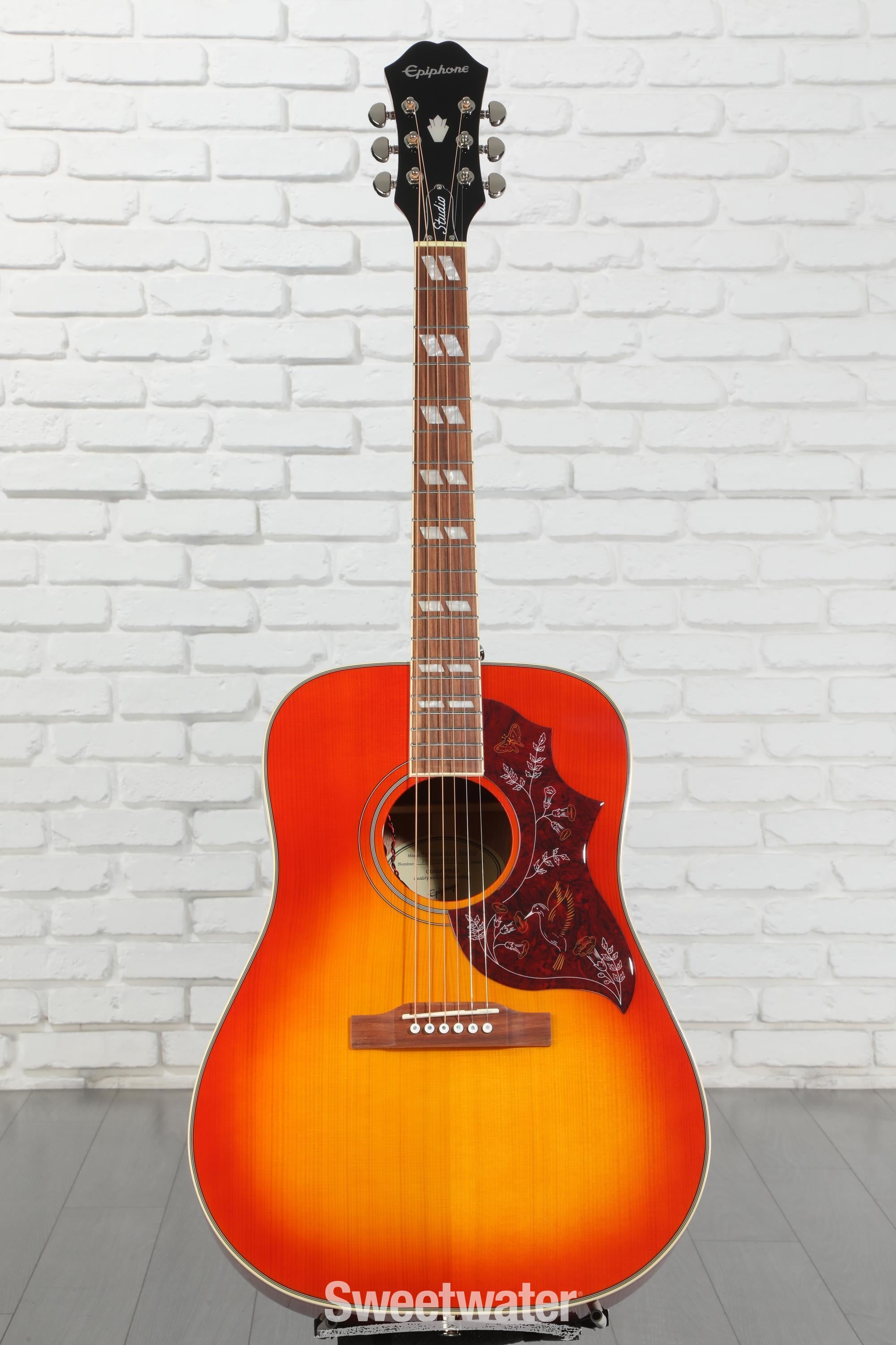 Epiphone Hummingbird Studio Acoustic-Electric Guitar - Faded