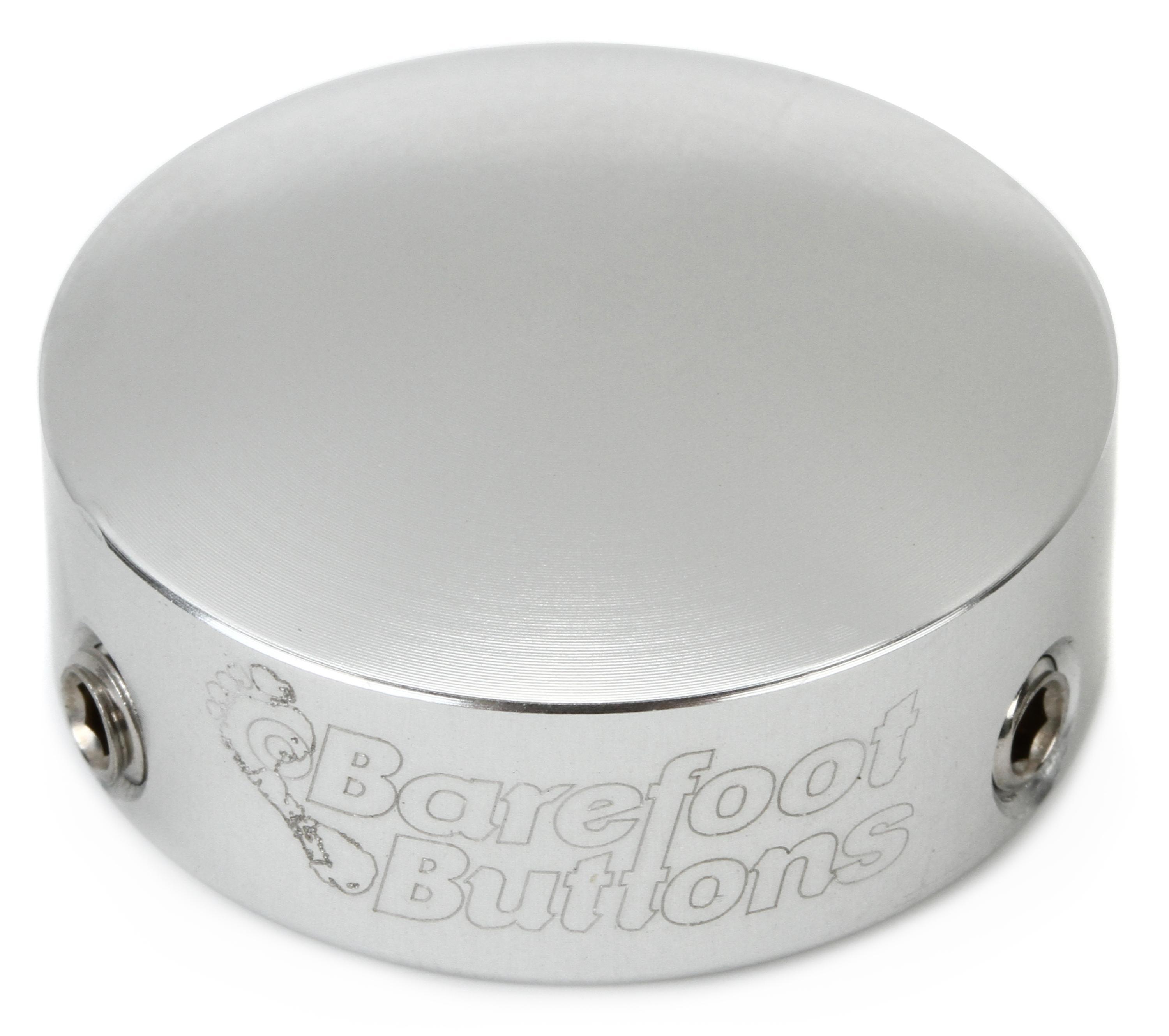 Barefoot Buttons V2 Skirtless Footswitch Cap - Silver | Sweetwater