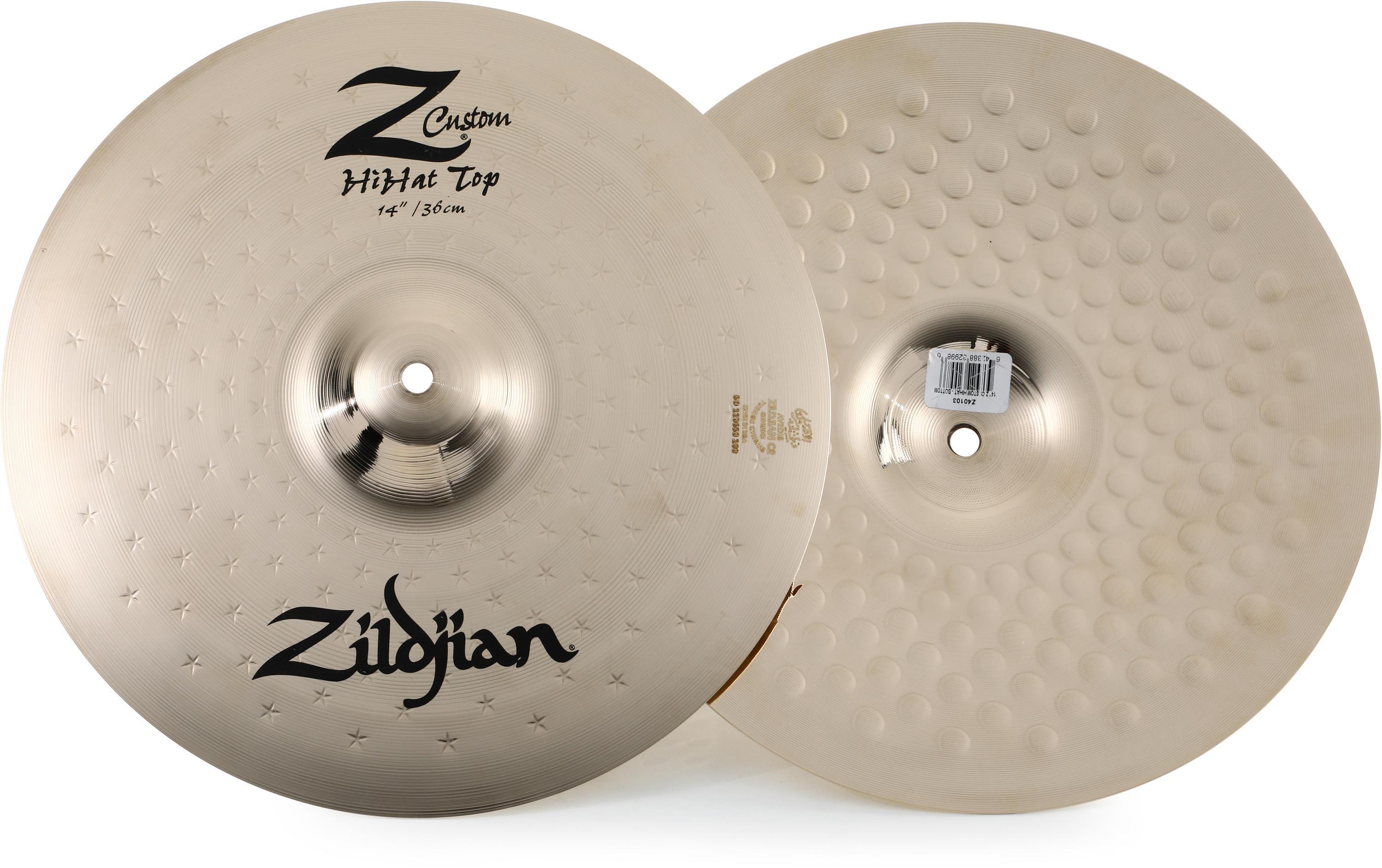 zildjan Z CUSTOM ハイハットペア 14インチ - 打楽器