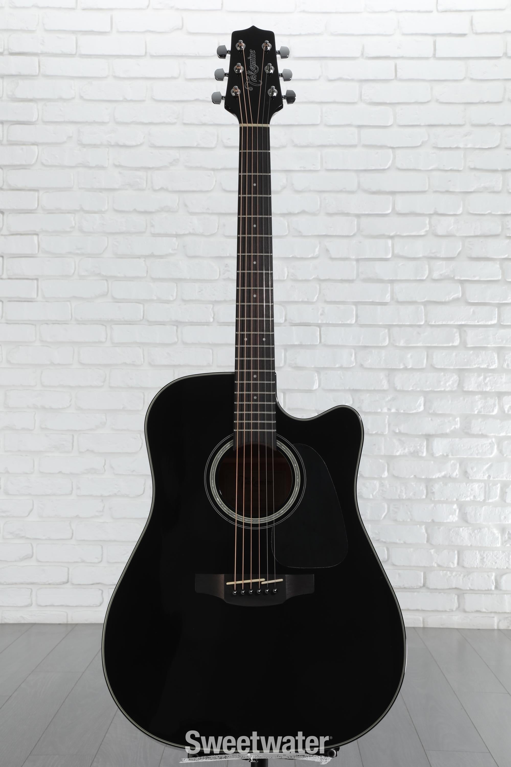 Takamine タカミネ GD30CE 袋付き Takamine GD30CE Acoustic-Electric Guitar - Black | Sweetwater
