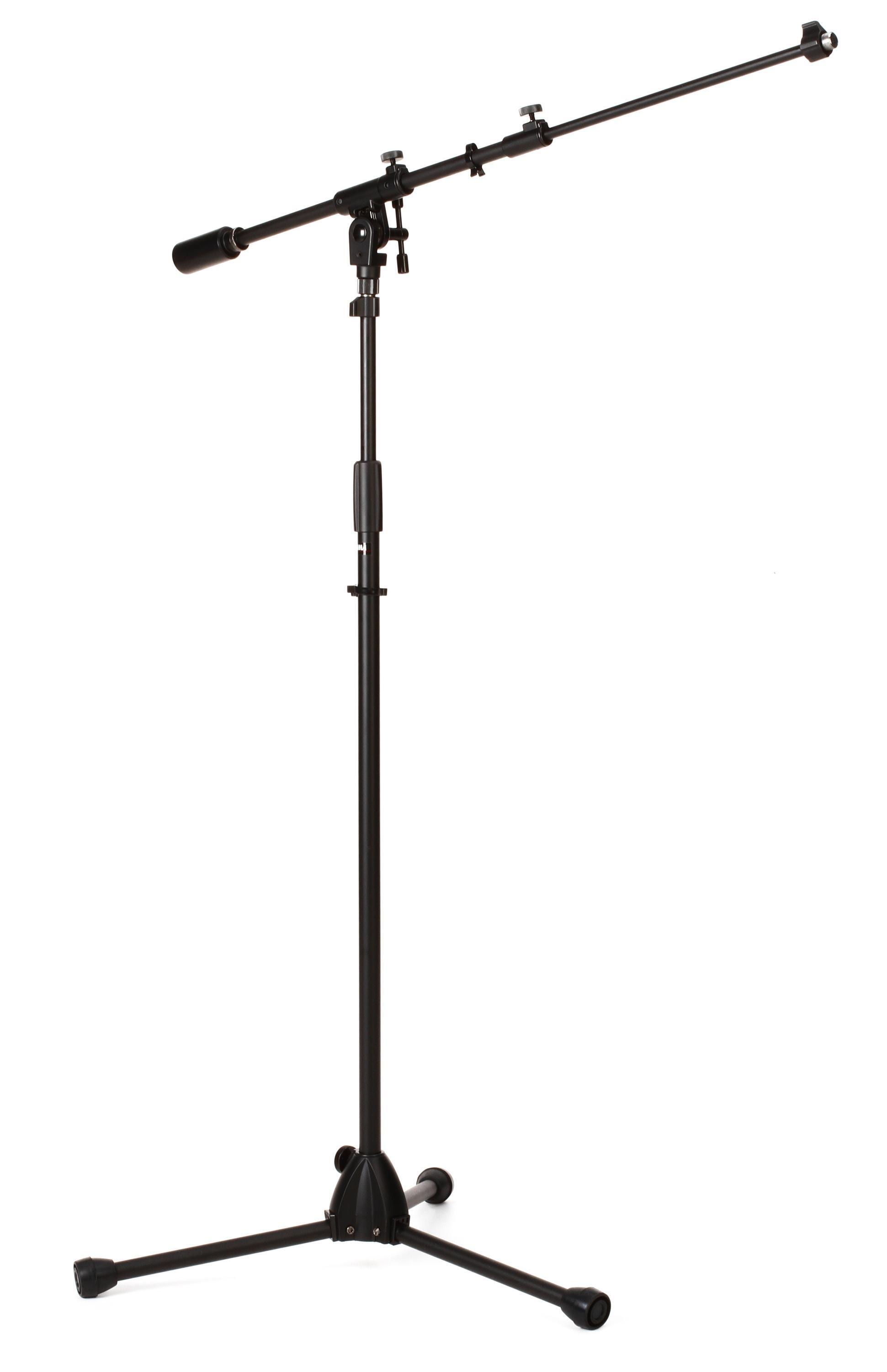 Tama MS756BK Iron Works Studio Telescoping Boom Mic Stand with Tripod ...