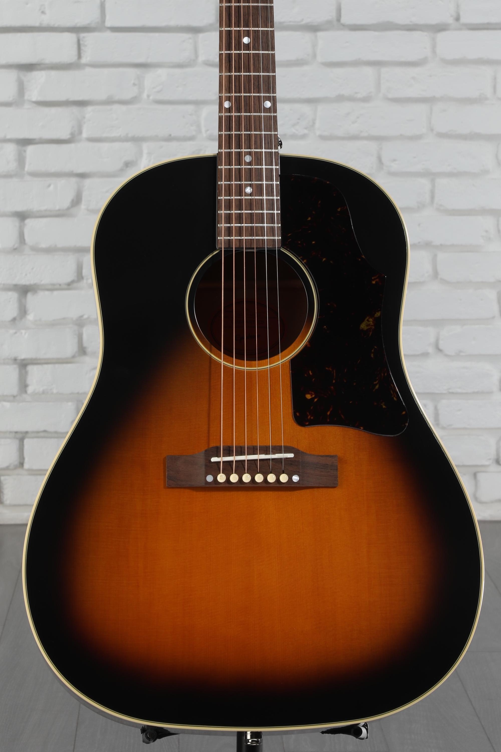 Epiphone アコースティックギター j-45 サンバースト ケース付き Epiphone J-45 Acoustic Guitar - Aged Vintage Sunburst Gloss