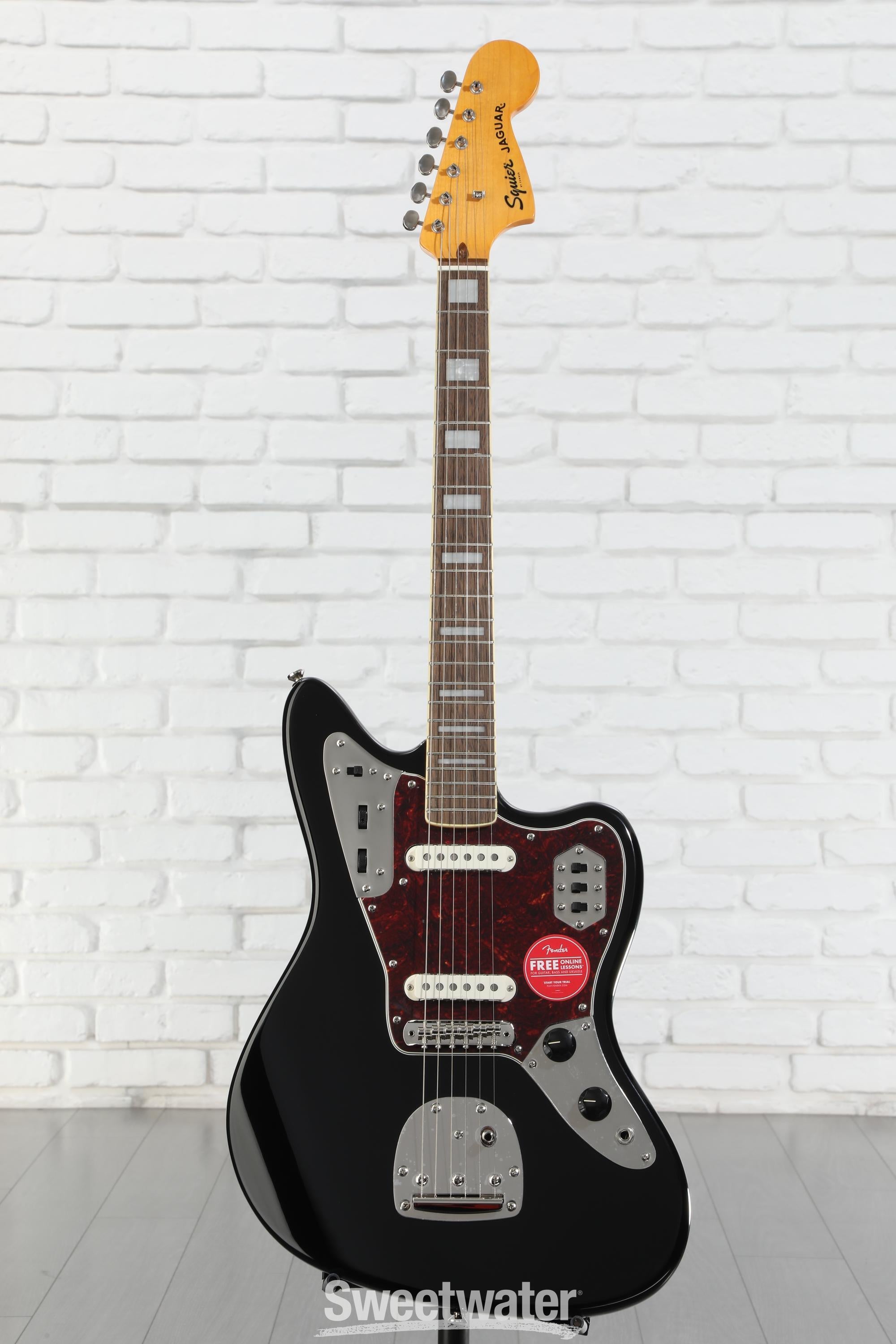Squier Classic Vibe '70s Jaguar - Black | Sweetwater