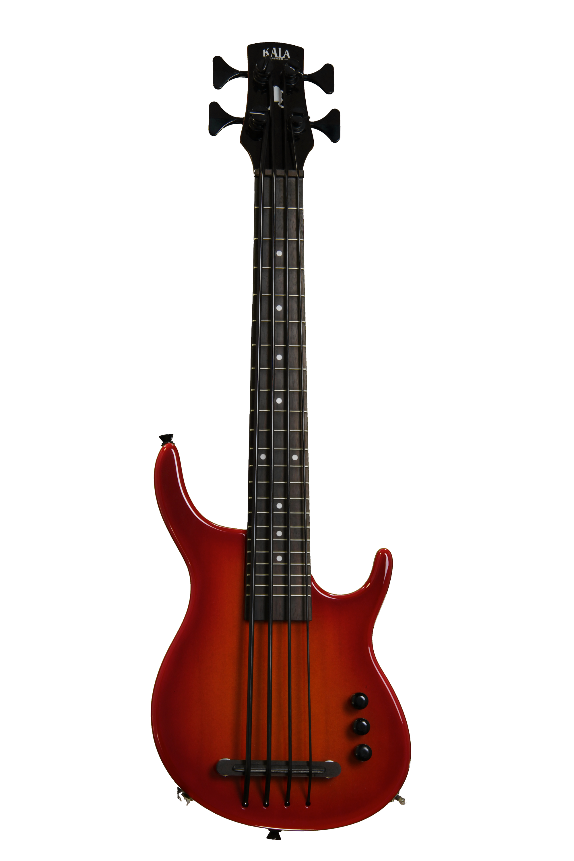 Kala Solid Body UBass SUB 4String, Fretted, C Sunbst Sweetwater