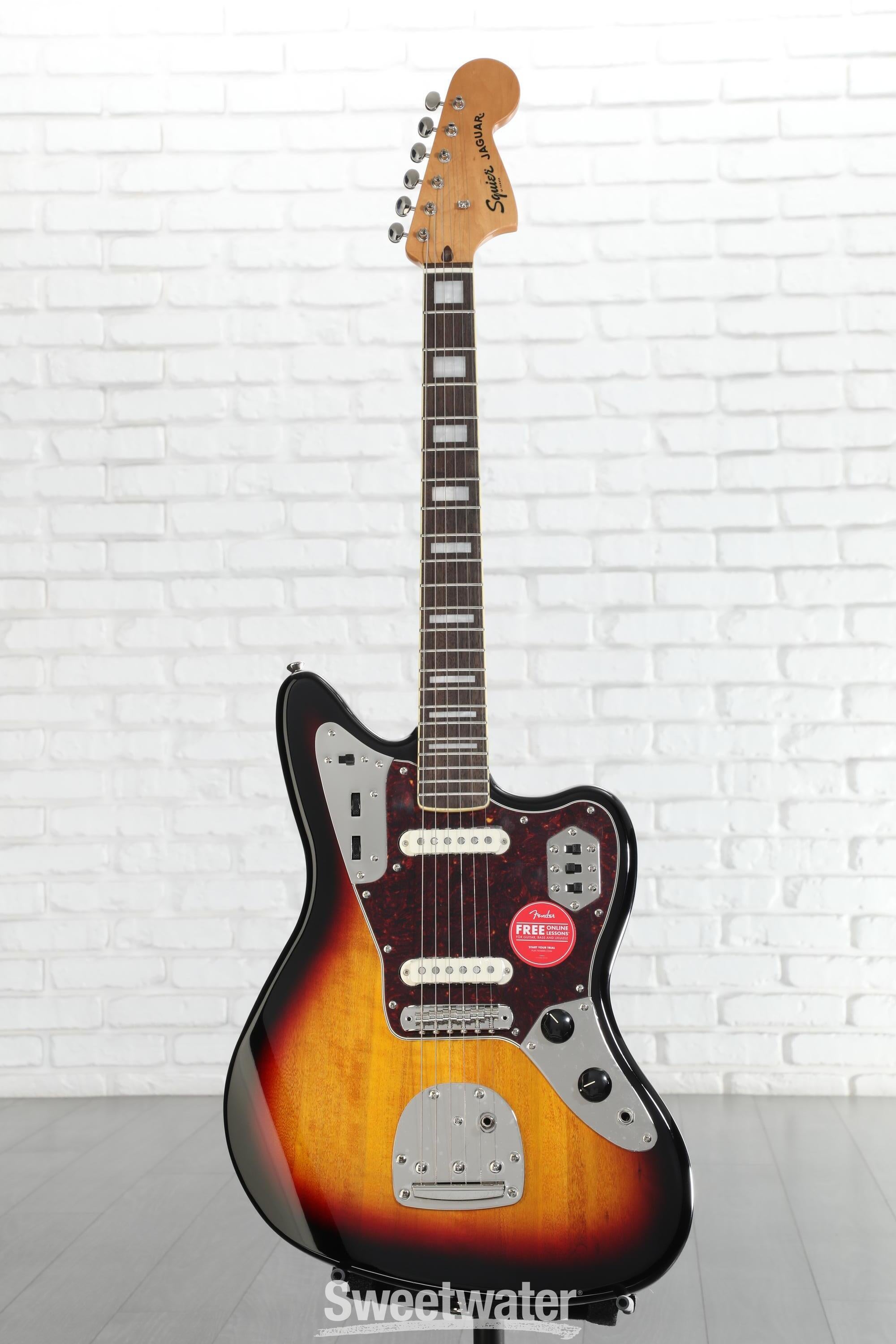 Squier Classic Vibe '70s Jaguar - 3-Tone Sunburst | Sweetwater