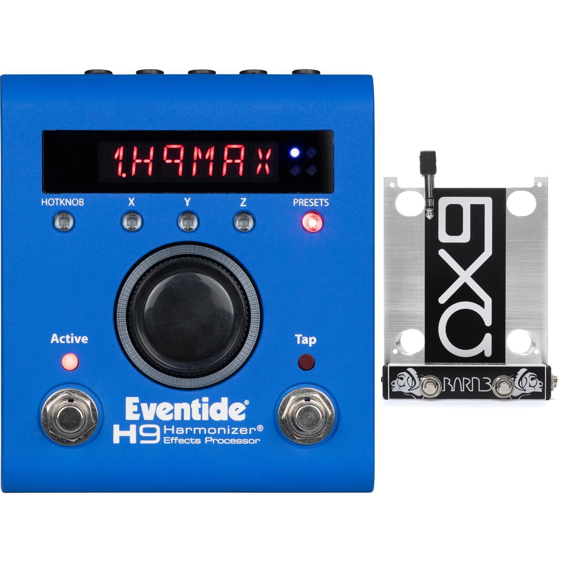 Eventide H9 Max Multi-effects Pedal and Barn3 OX-9 Auxiliary