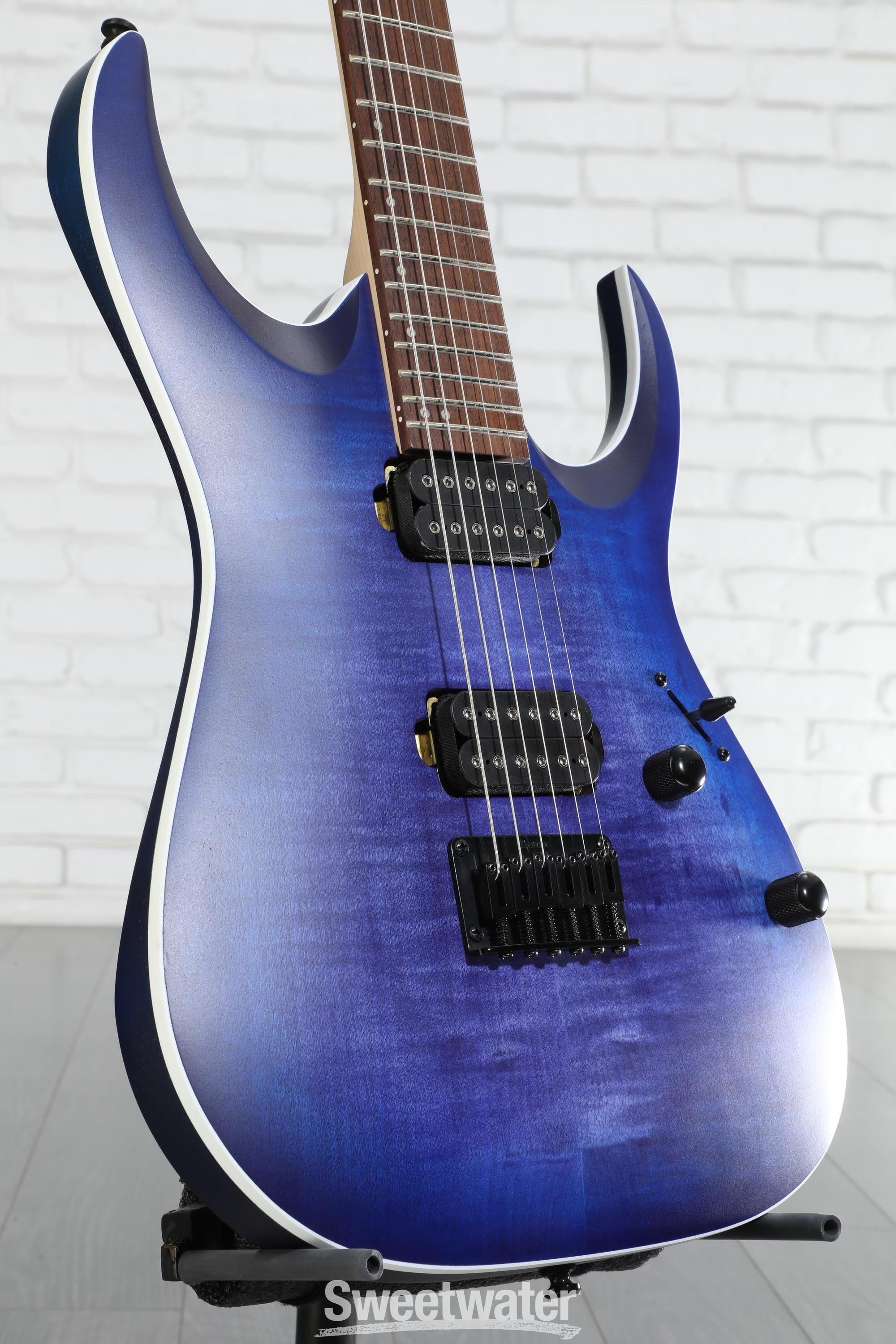 Ibanez RGA42FM - Blue Lagoon Burst Flat | Sweetwater