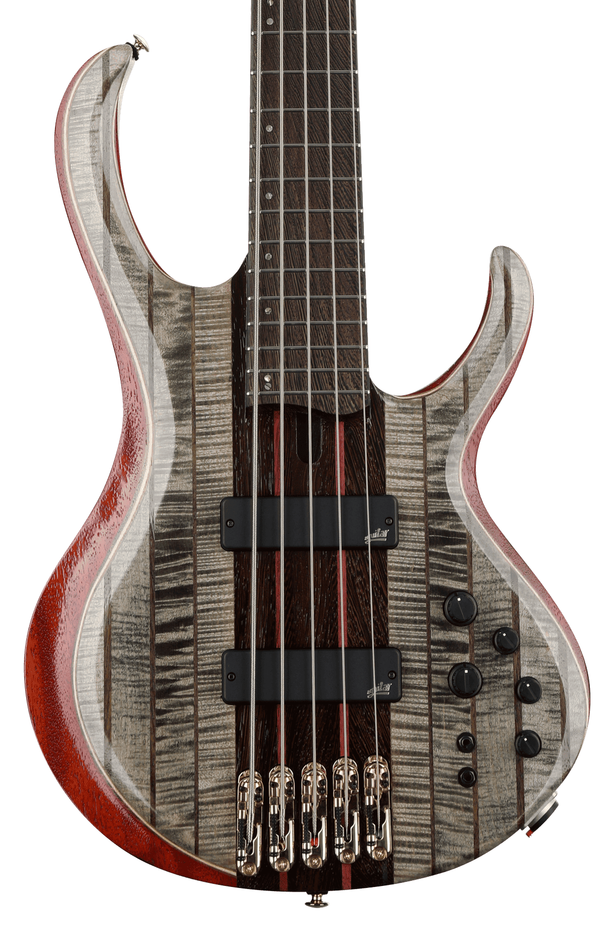 Ibanez Premium BTB1935 Bass Guitar - Black Ice Low Gloss | Sweetwater