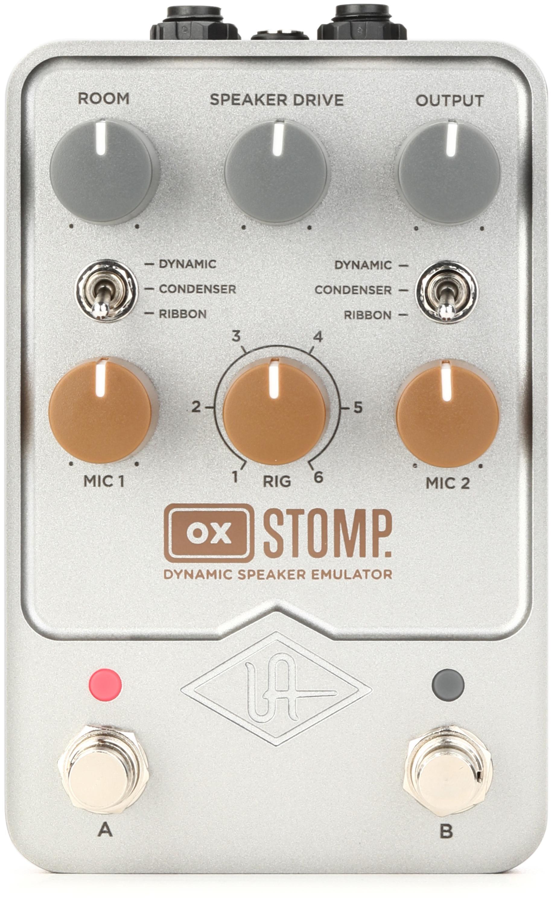 Universal Audio OX Stomp Dynamic Speaker Emulator Stereo Pedal
