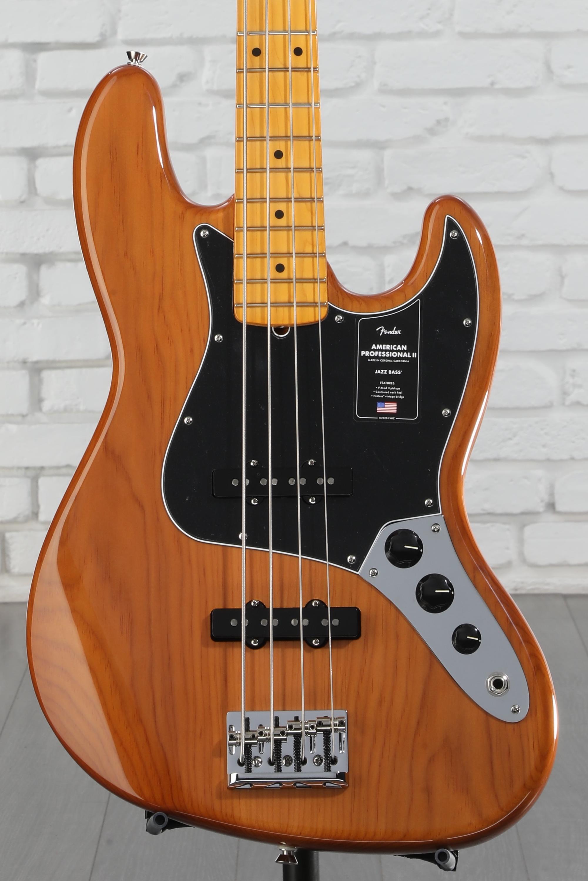 Fender American Professional II Jazz Bass Guitar - Natural