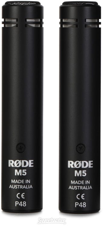 Rode M5 Small-diaphragm Condenser Microphone - Matched Pair  