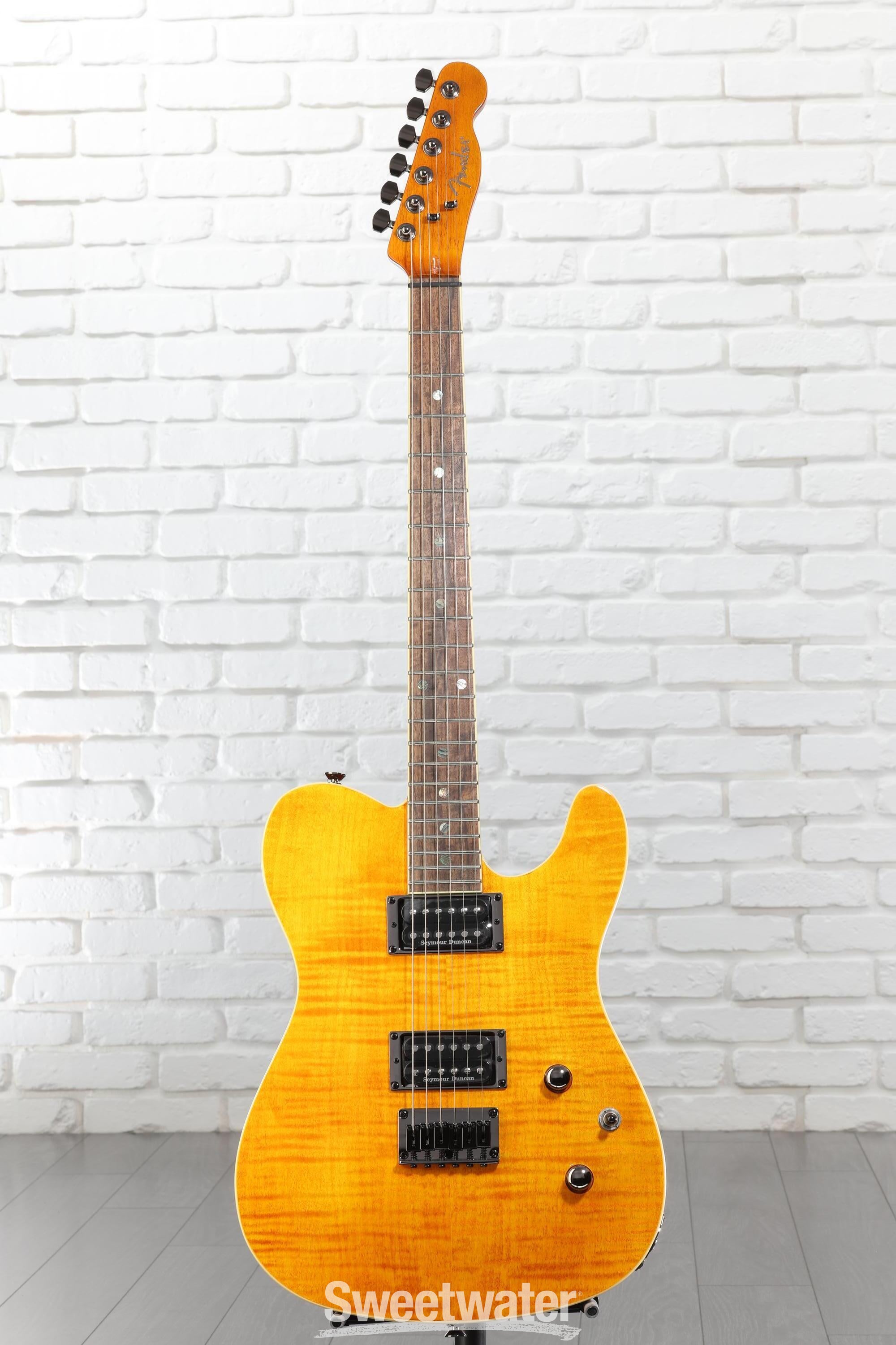 Fender Special Edition Custom Telecaster FMT HH - Amber | Sweetwater