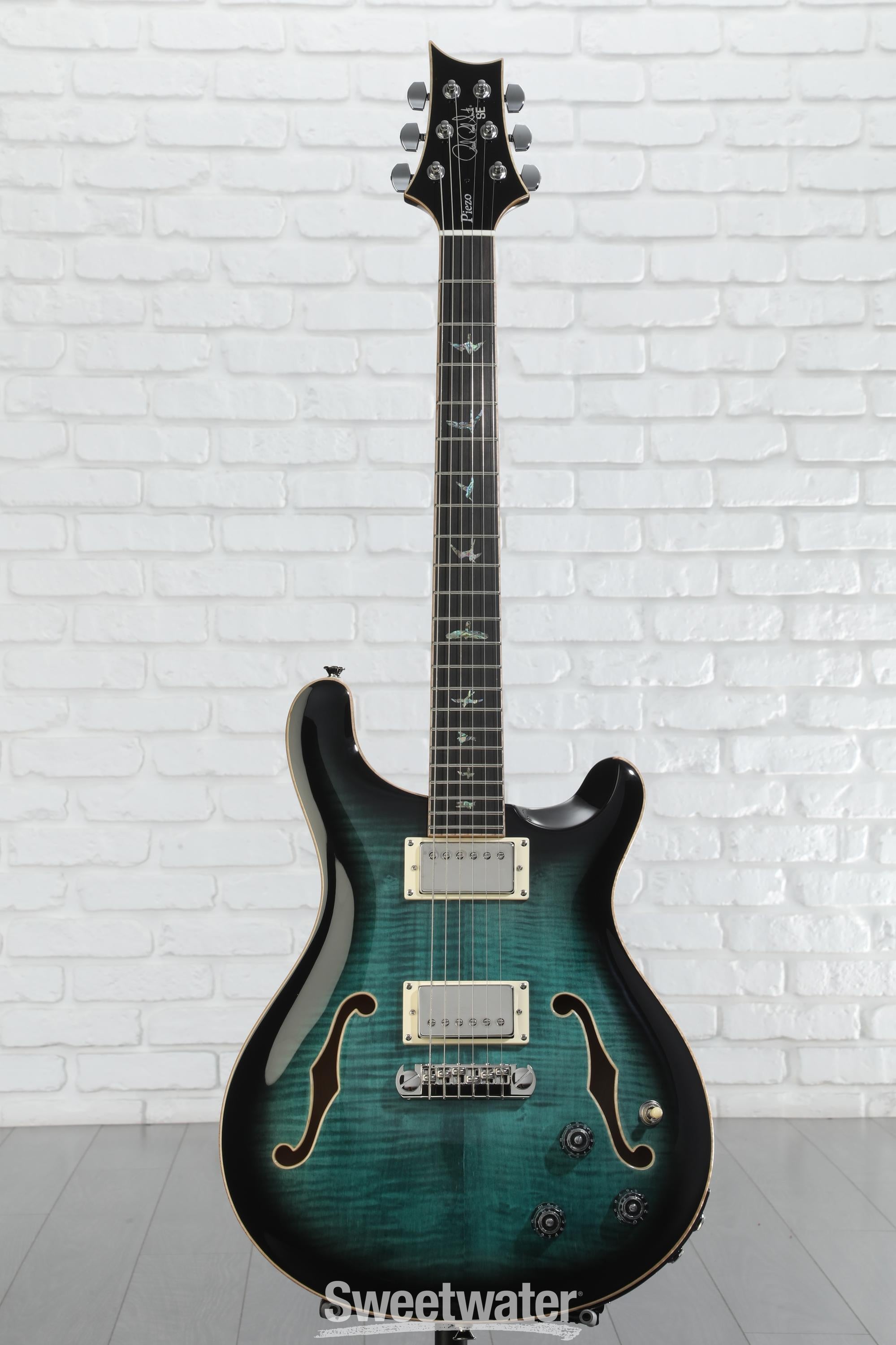 期間限定特別価格 PRS SE Hollowbody II Piezo Electric Guitar - Peacock Blue ギター