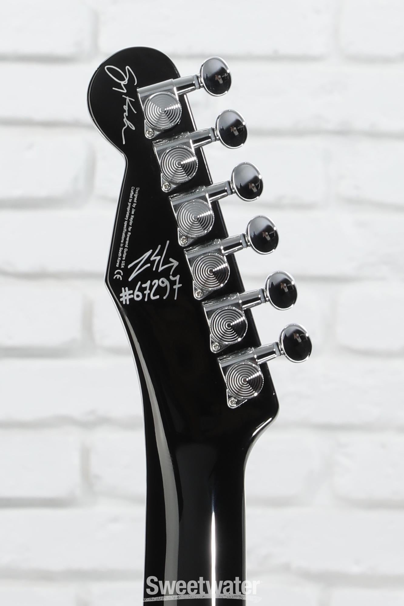 Reverend Greg Koch Gristle 90 Solidbody Electric Guitar - Midnight Black