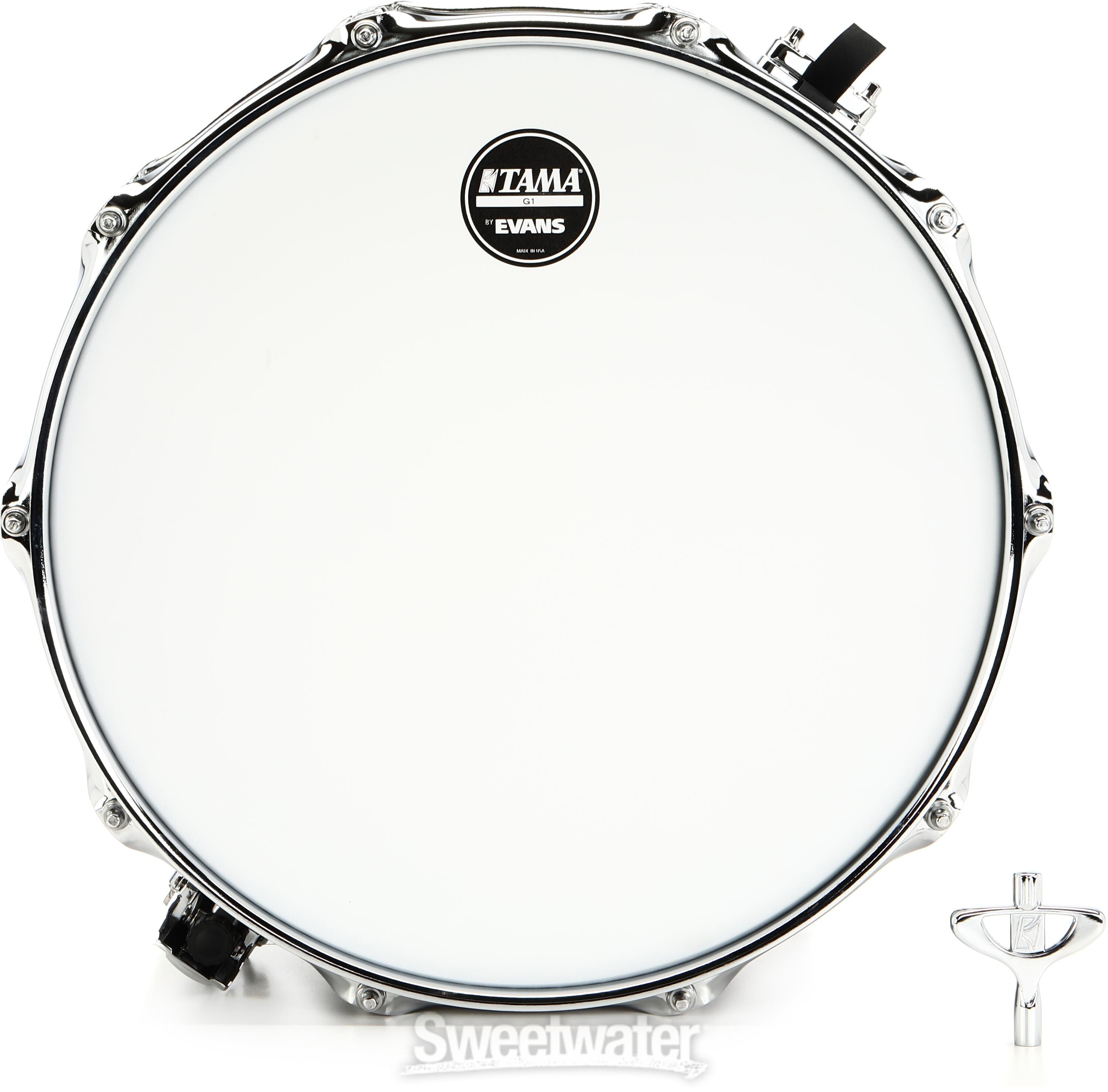 Tama S.L.P. Sonic Stainless Steel Snare Drum - 6.5 x 14 inch 