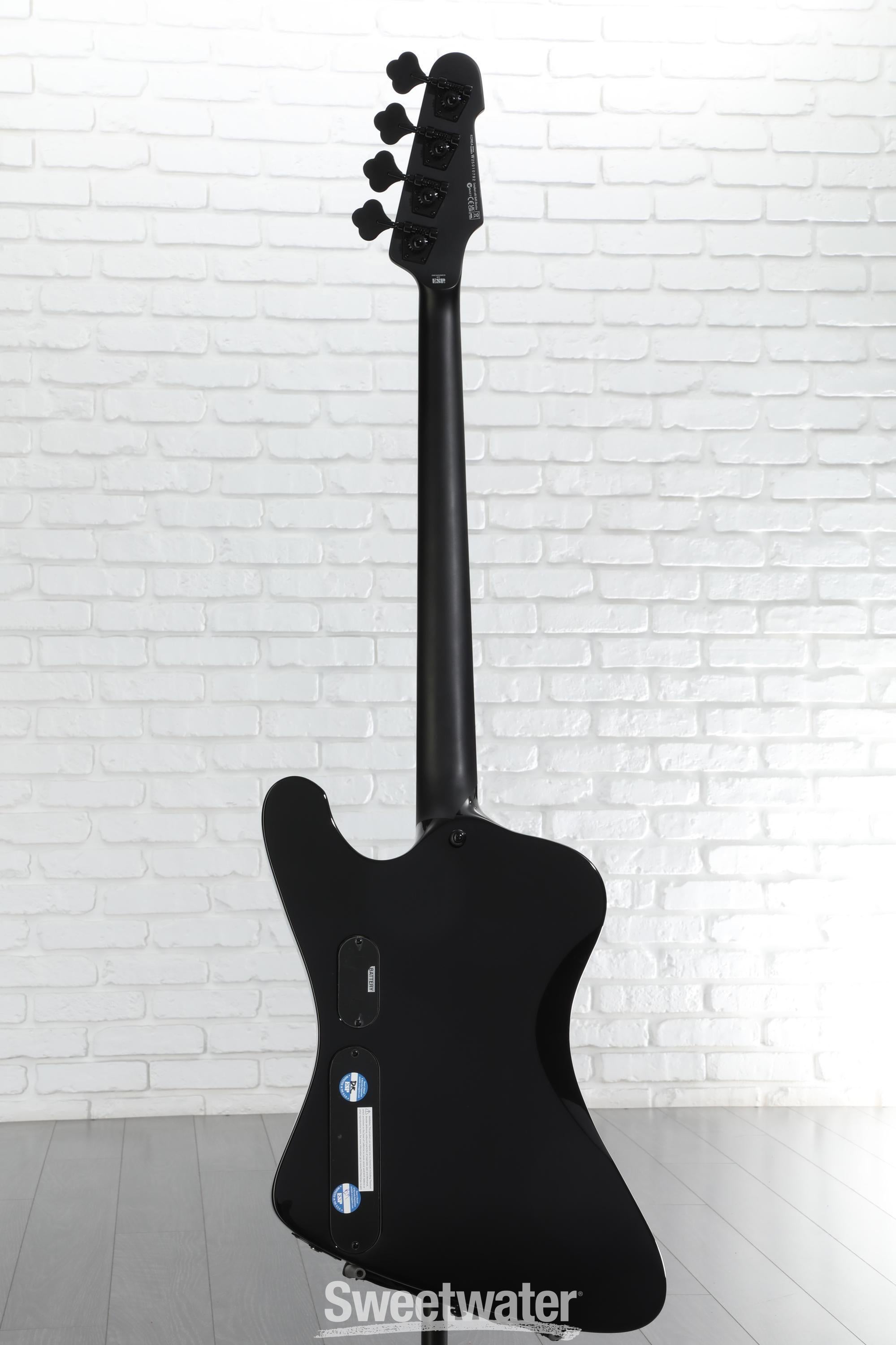 ESP LTD Phoenix-1004 Bass Guitar - Black | Sweetwater