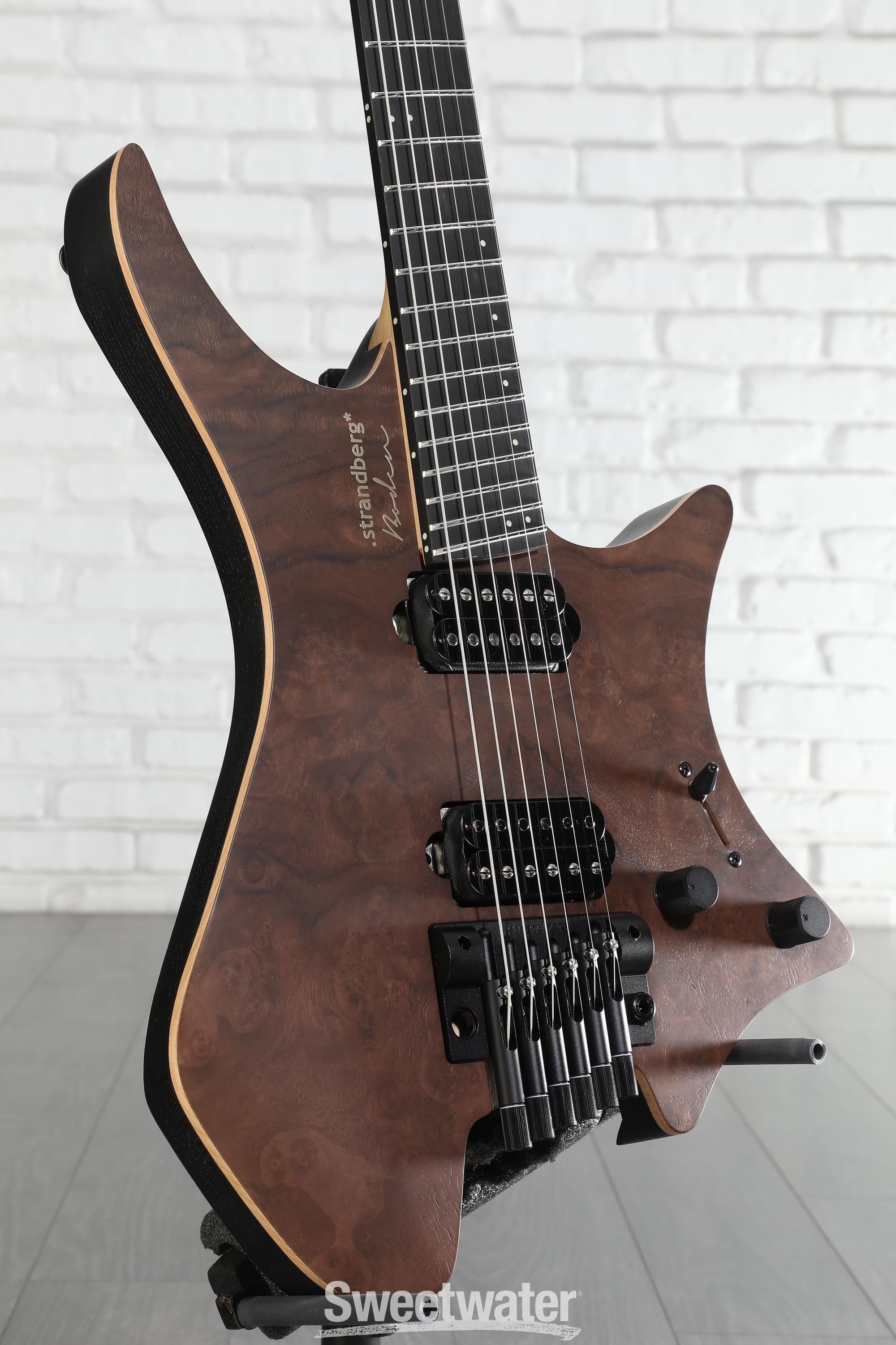 Strandberg Boden Prog NX 6 Electric Guitar - Natural Walnut Burl