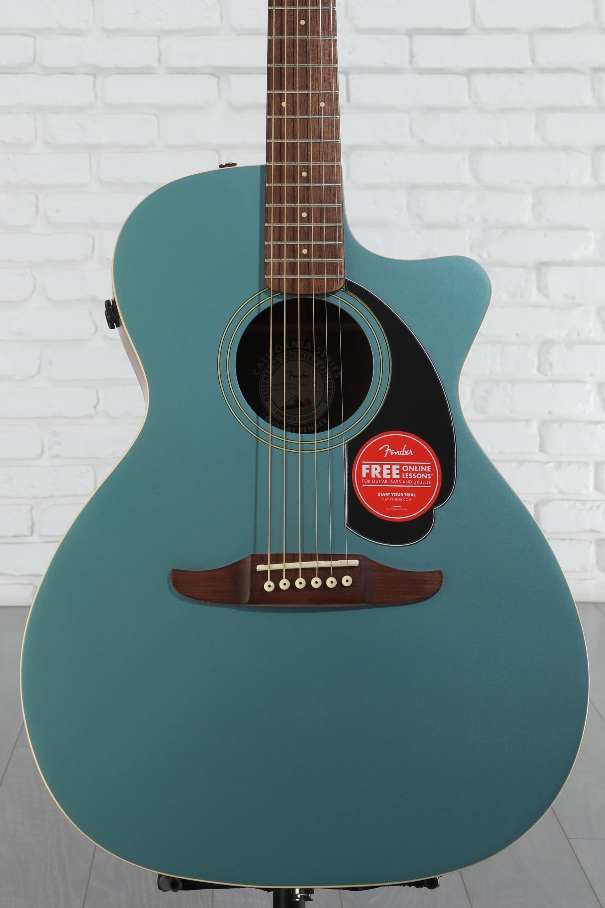 Fender Newporter Player Acoustic-electric Guitar - Tidepool