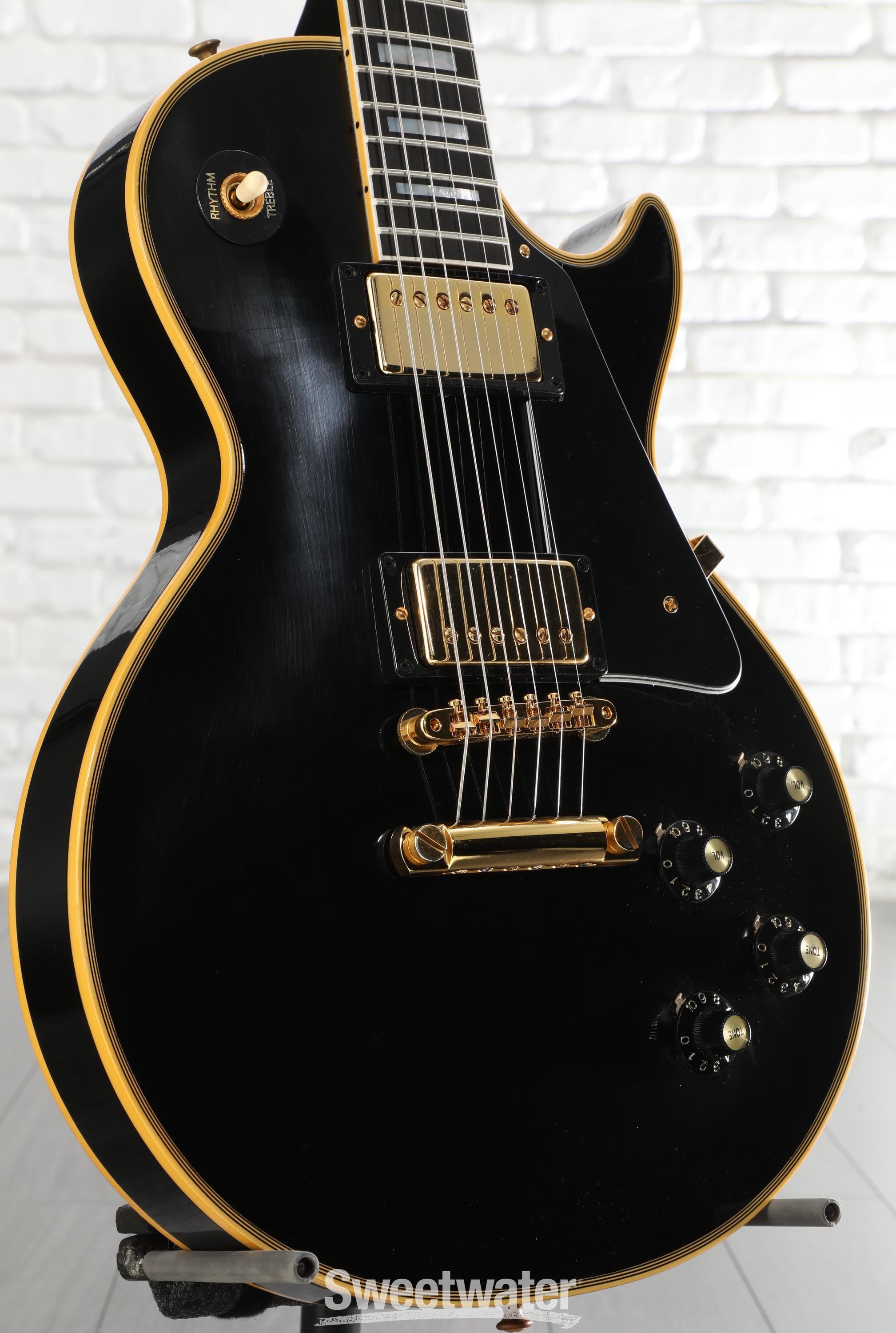 Gibson Custom 1968 Les Paul Custom Reissue Electric Guitar - Ebony