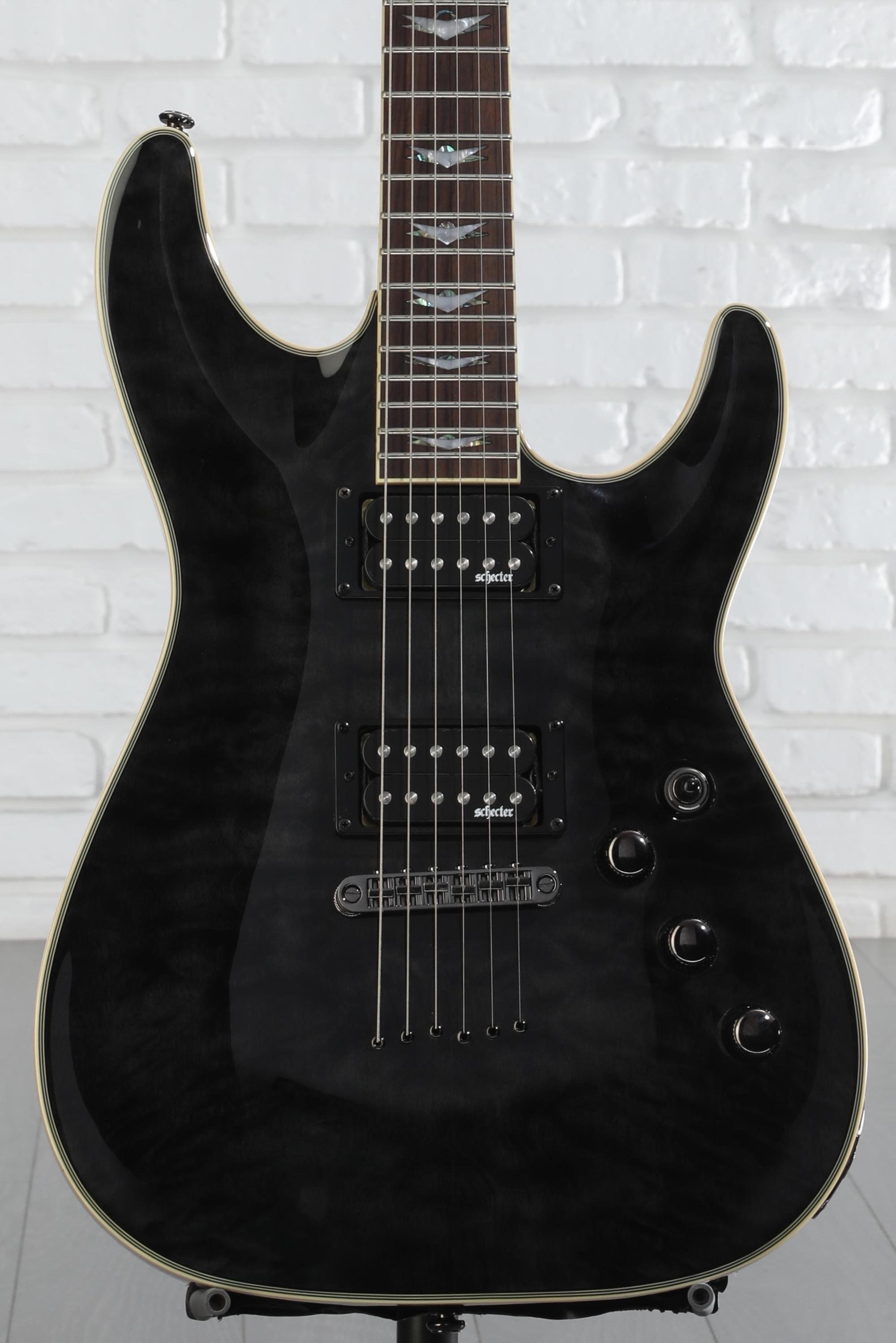 Schecter Omen Extreme-6 Electric Guitar - See-Thru Black